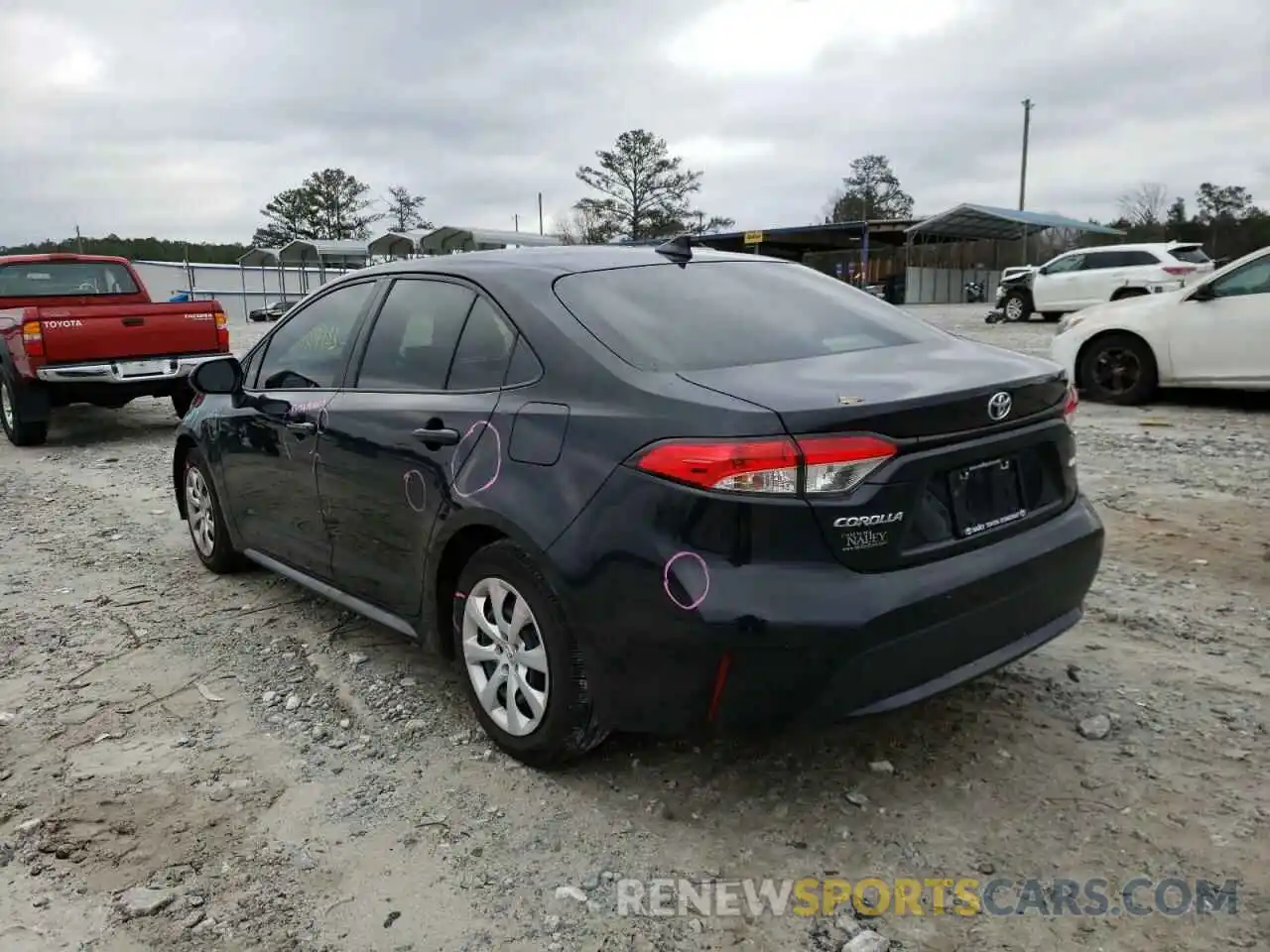 3 Photograph of a damaged car JTDEPMAEXMJ123937 TOYOTA COROLLA 2021