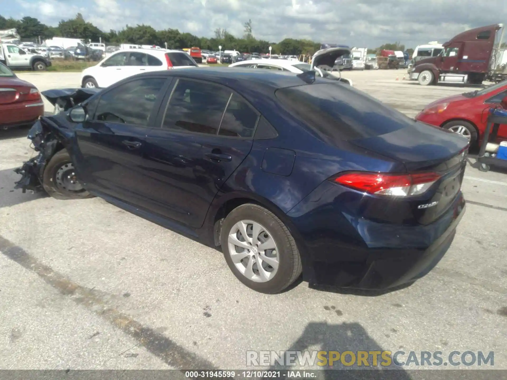 3 Photograph of a damaged car JTDEPMAEXMJ124246 TOYOTA COROLLA 2021