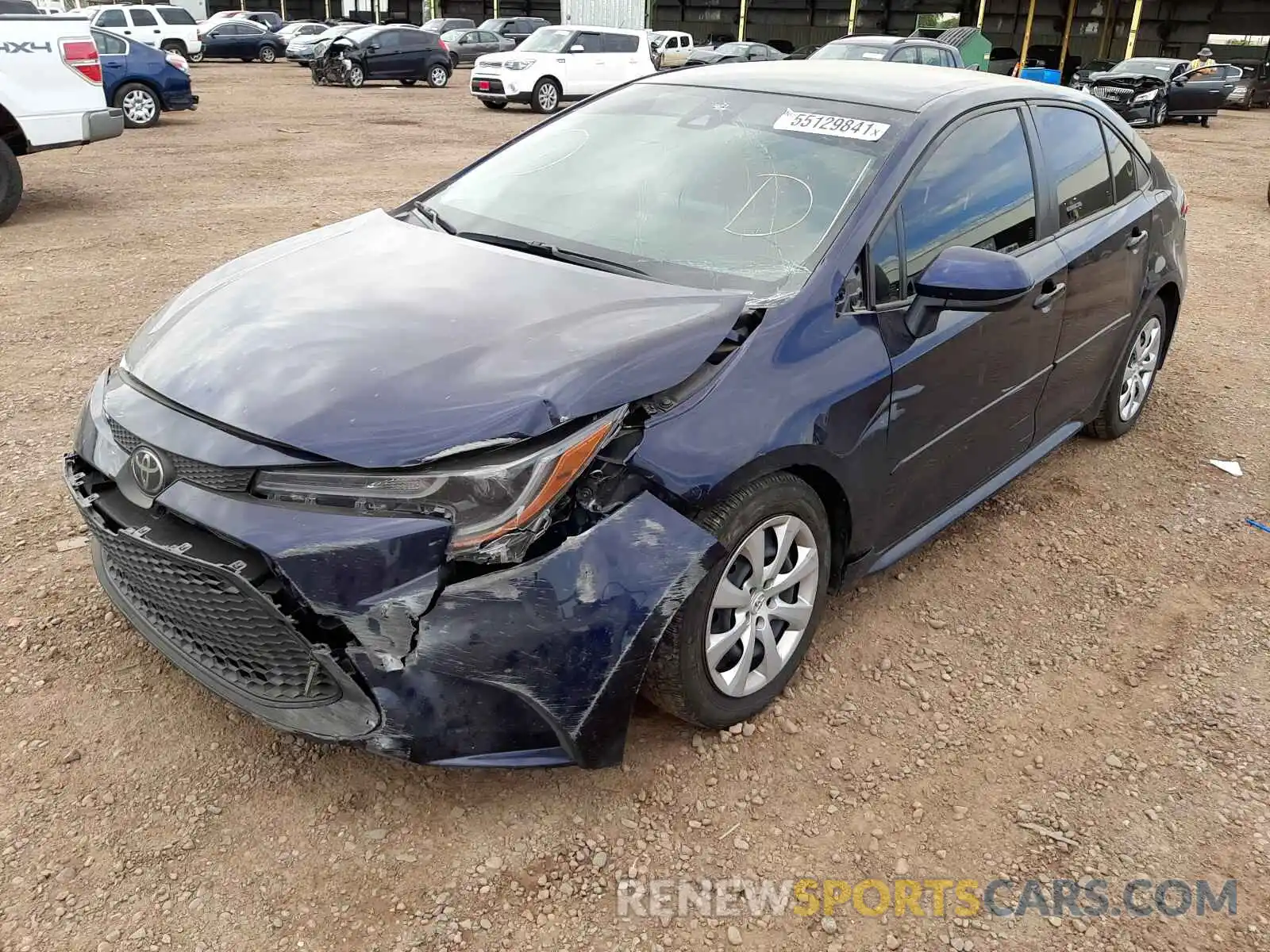 2 Photograph of a damaged car JTDEPMAEXMJ124800 TOYOTA COROLLA 2021