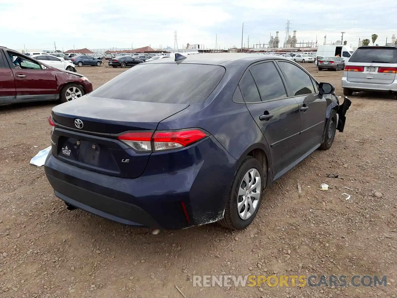 4 Photograph of a damaged car JTDEPMAEXMJ124800 TOYOTA COROLLA 2021