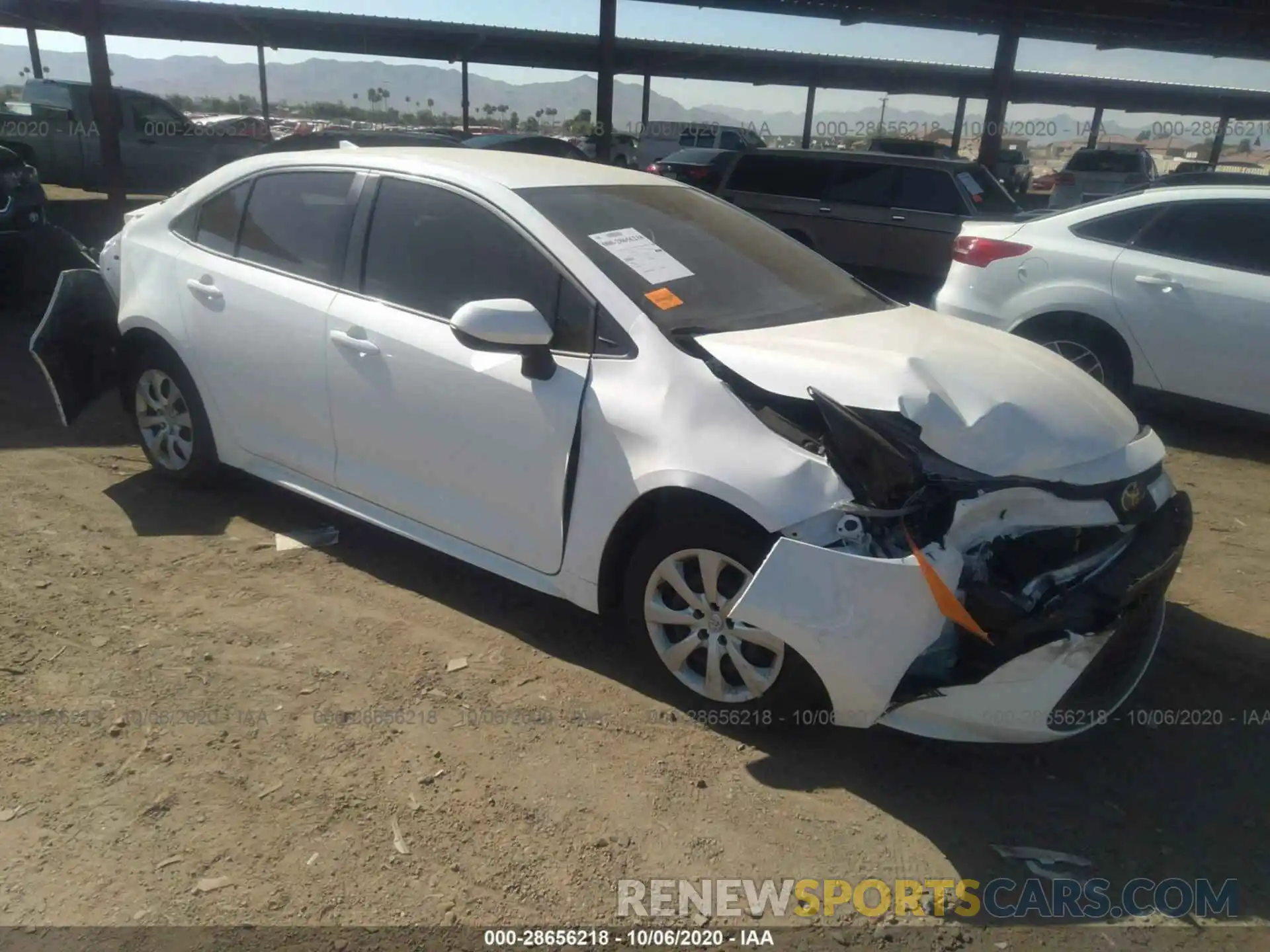 1 Photograph of a damaged car JTDEPMAEXMJ125316 TOYOTA COROLLA 2021