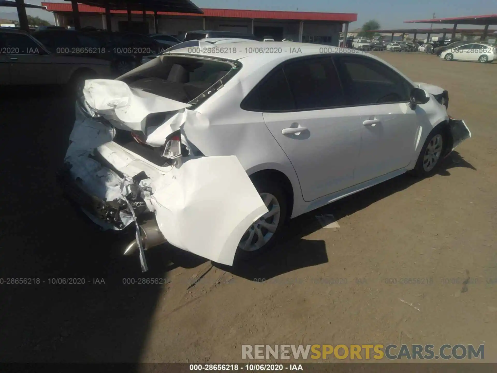 4 Photograph of a damaged car JTDEPMAEXMJ125316 TOYOTA COROLLA 2021