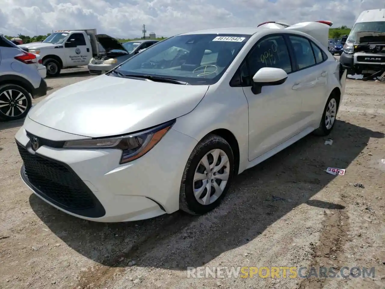 2 Photograph of a damaged car JTDEPMAEXMJ125686 TOYOTA COROLLA 2021