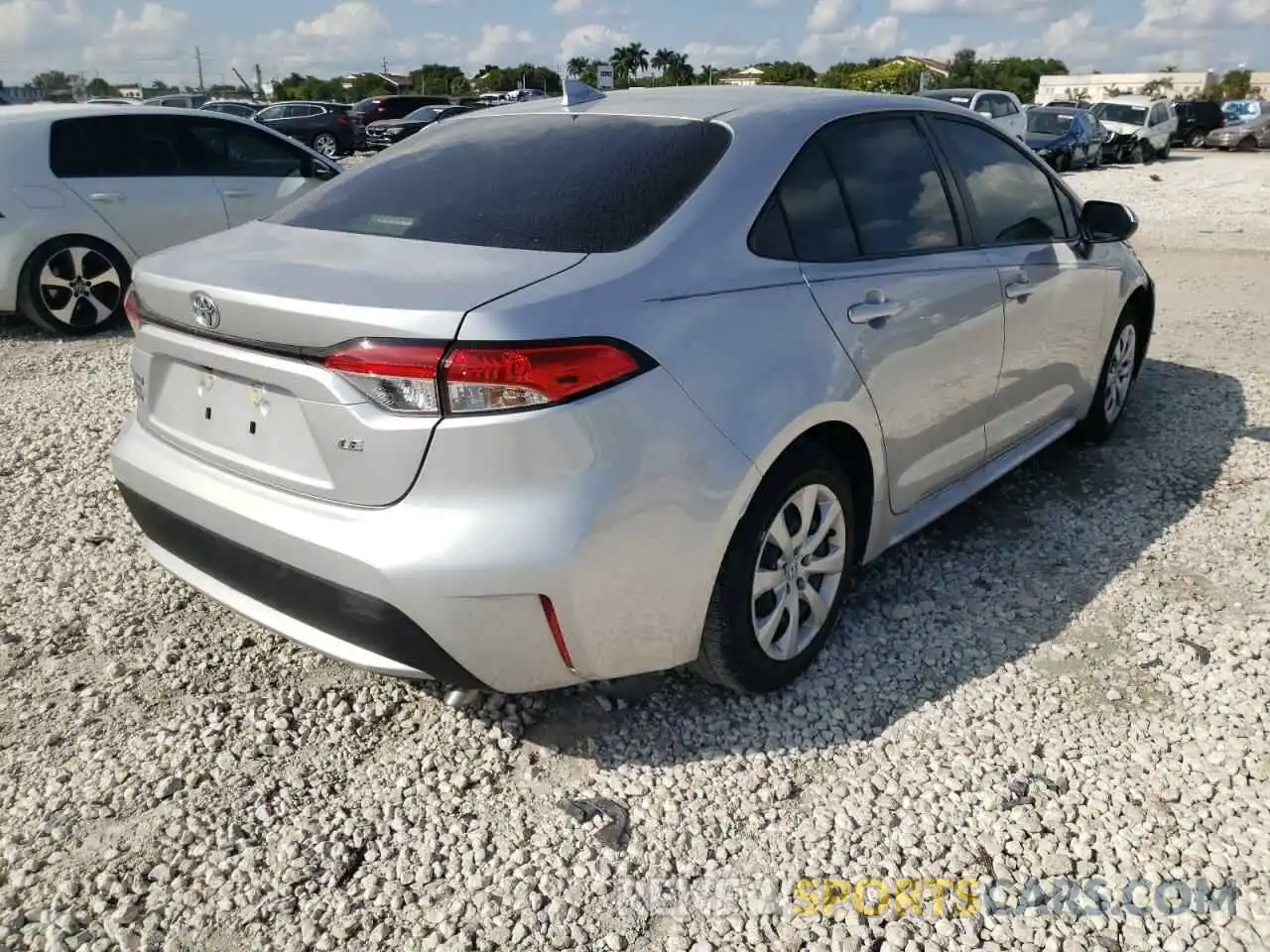 4 Photograph of a damaged car JTDEPMAEXMJ125736 TOYOTA COROLLA 2021