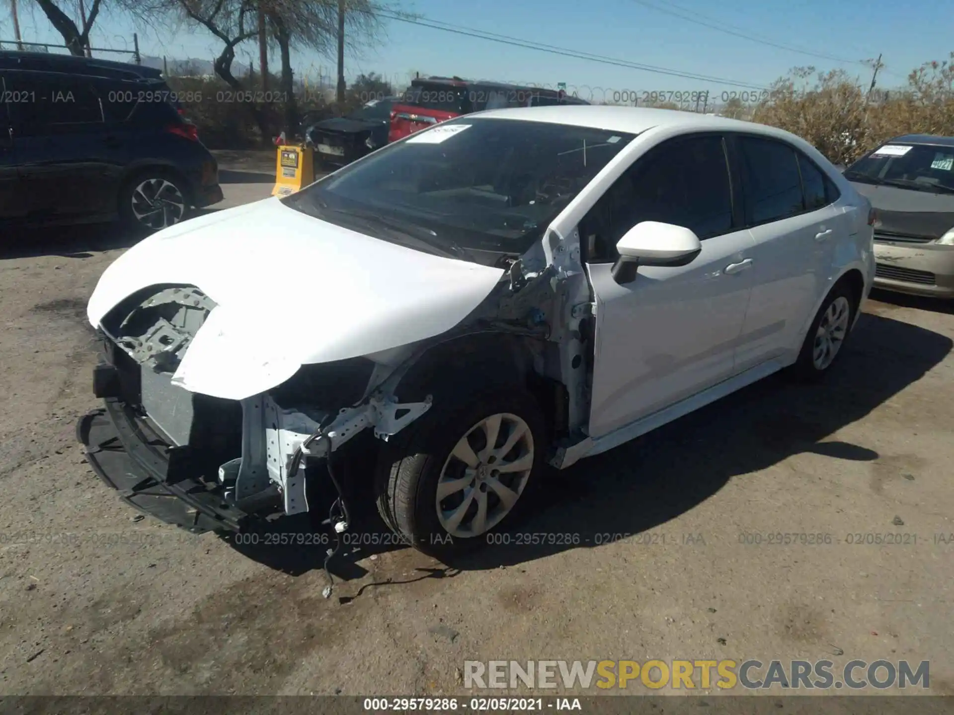 2 Photograph of a damaged car JTDEPMAEXMJ125848 TOYOTA COROLLA 2021