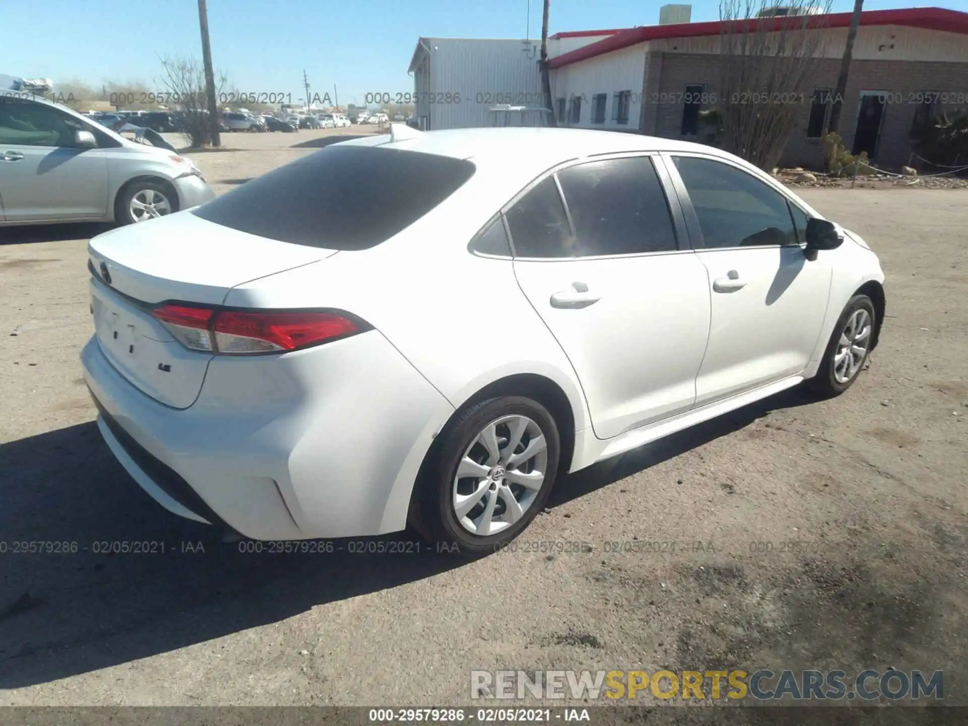 4 Photograph of a damaged car JTDEPMAEXMJ125848 TOYOTA COROLLA 2021