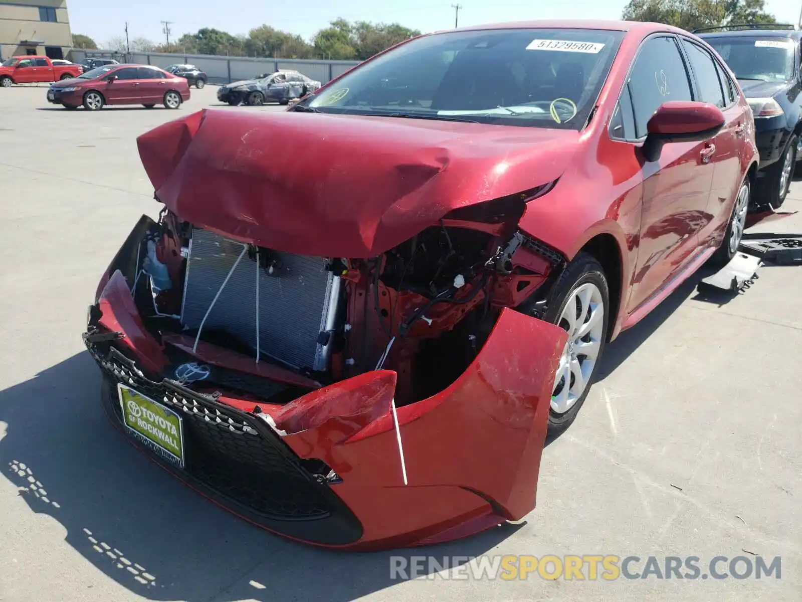 2 Photograph of a damaged car JTDEPMAEXMJ126871 TOYOTA COROLLA 2021