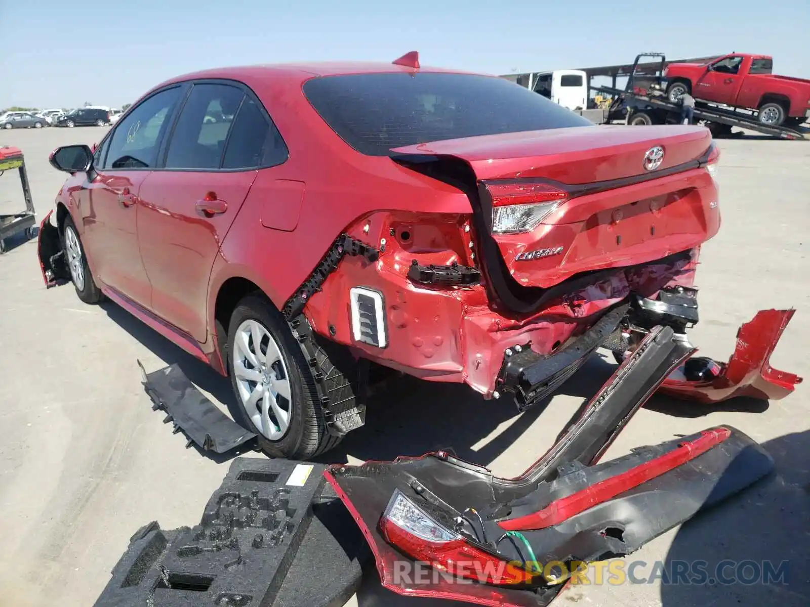 3 Photograph of a damaged car JTDEPMAEXMJ126871 TOYOTA COROLLA 2021