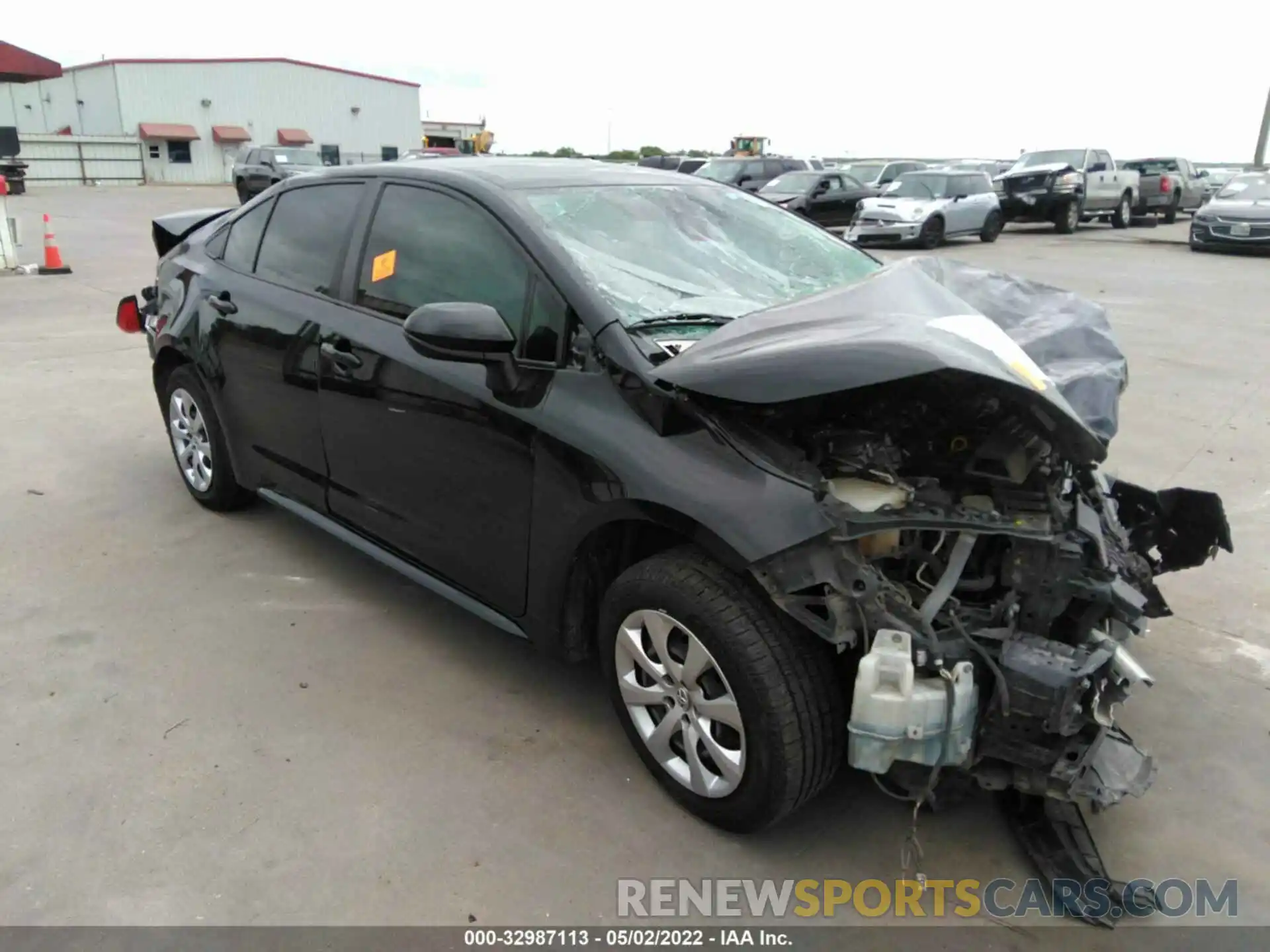 1 Photograph of a damaged car JTDEPMAEXMJ127325 TOYOTA COROLLA 2021