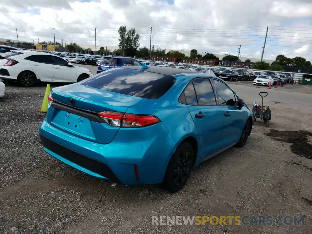 4 Photograph of a damaged car JTDEPMAEXMJ127891 TOYOTA COROLLA 2021