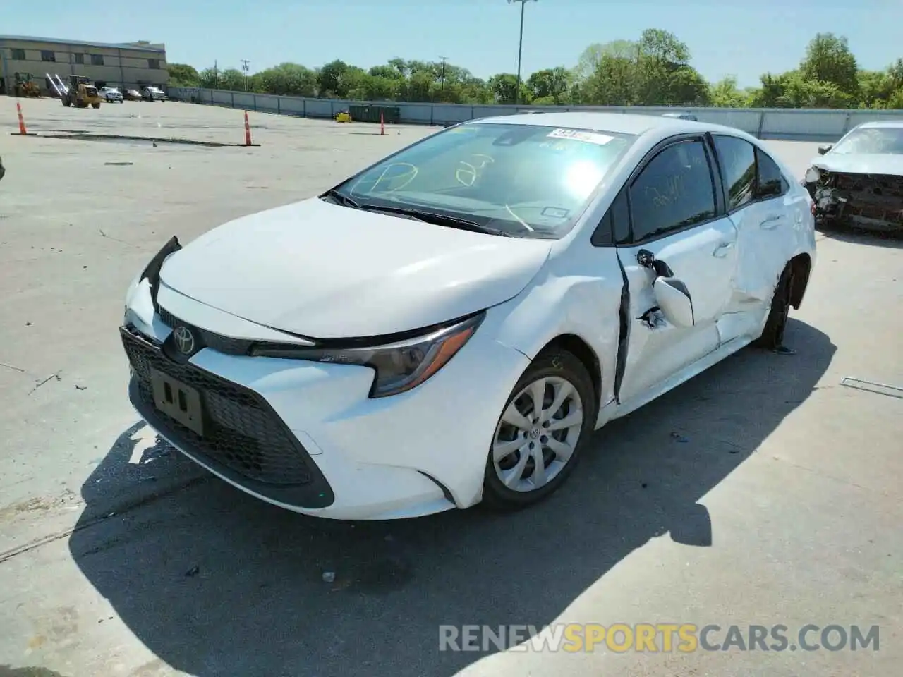 2 Photograph of a damaged car JTDEPMAEXMJ128281 TOYOTA COROLLA 2021