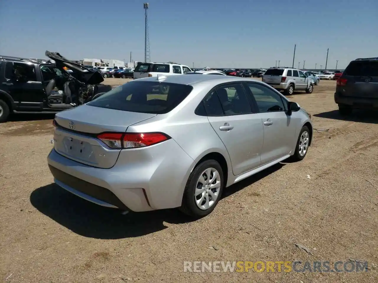 4 Photograph of a damaged car JTDEPMAEXMJ128362 TOYOTA COROLLA 2021