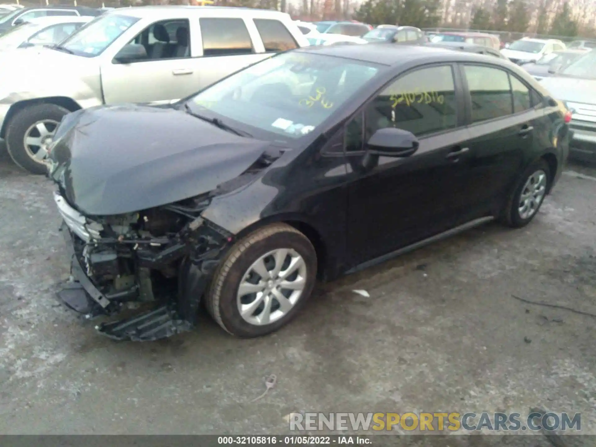 2 Photograph of a damaged car JTDEPMAEXMJ128894 TOYOTA COROLLA 2021