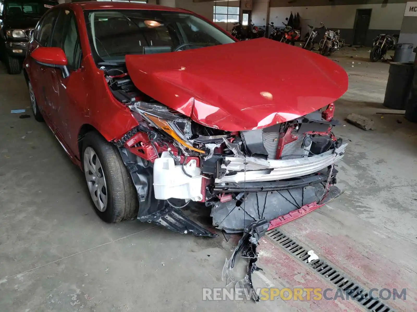 9 Photograph of a damaged car JTDEPMAEXMJ129382 TOYOTA COROLLA 2021