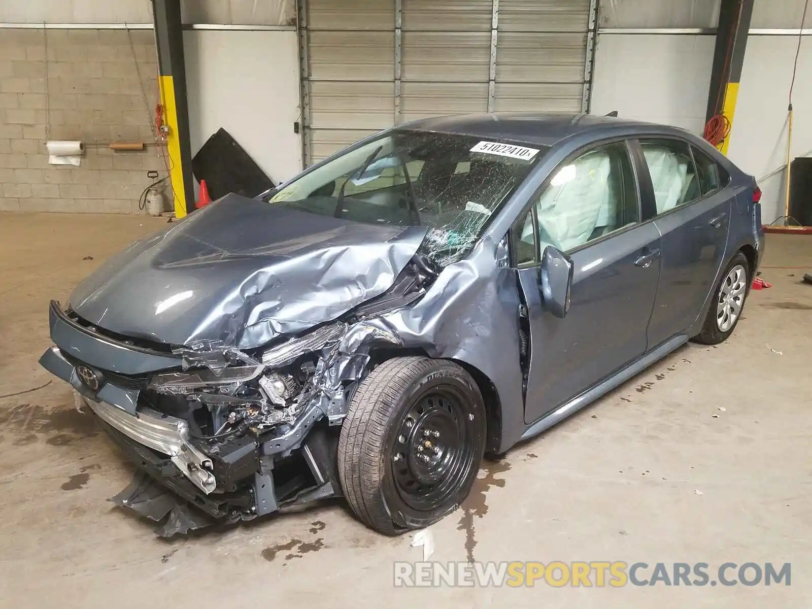 2 Photograph of a damaged car JTDEPMAEXMJ130211 TOYOTA COROLLA 2021