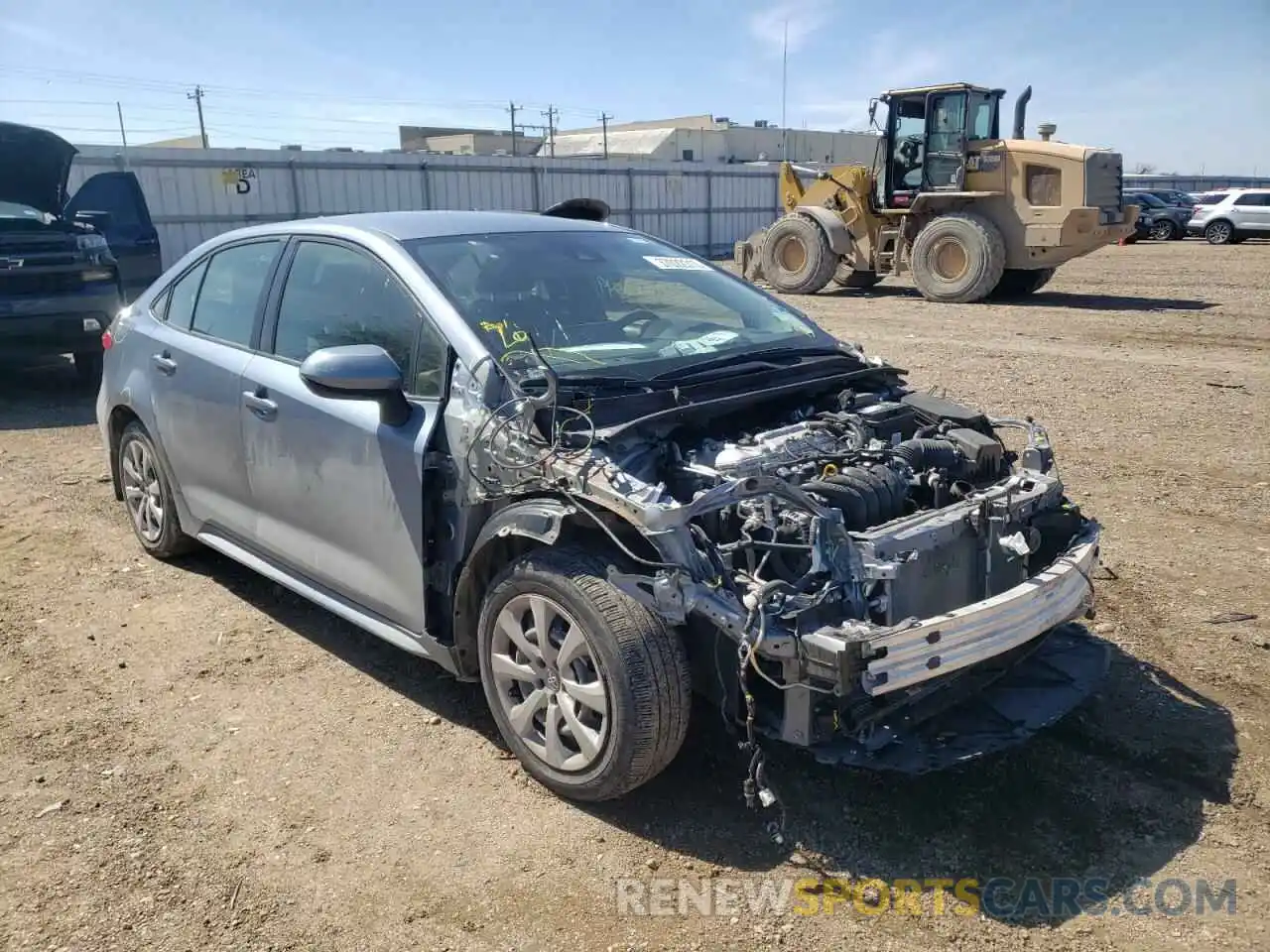 1 Photograph of a damaged car JTDEPMAEXMJ130841 TOYOTA COROLLA 2021