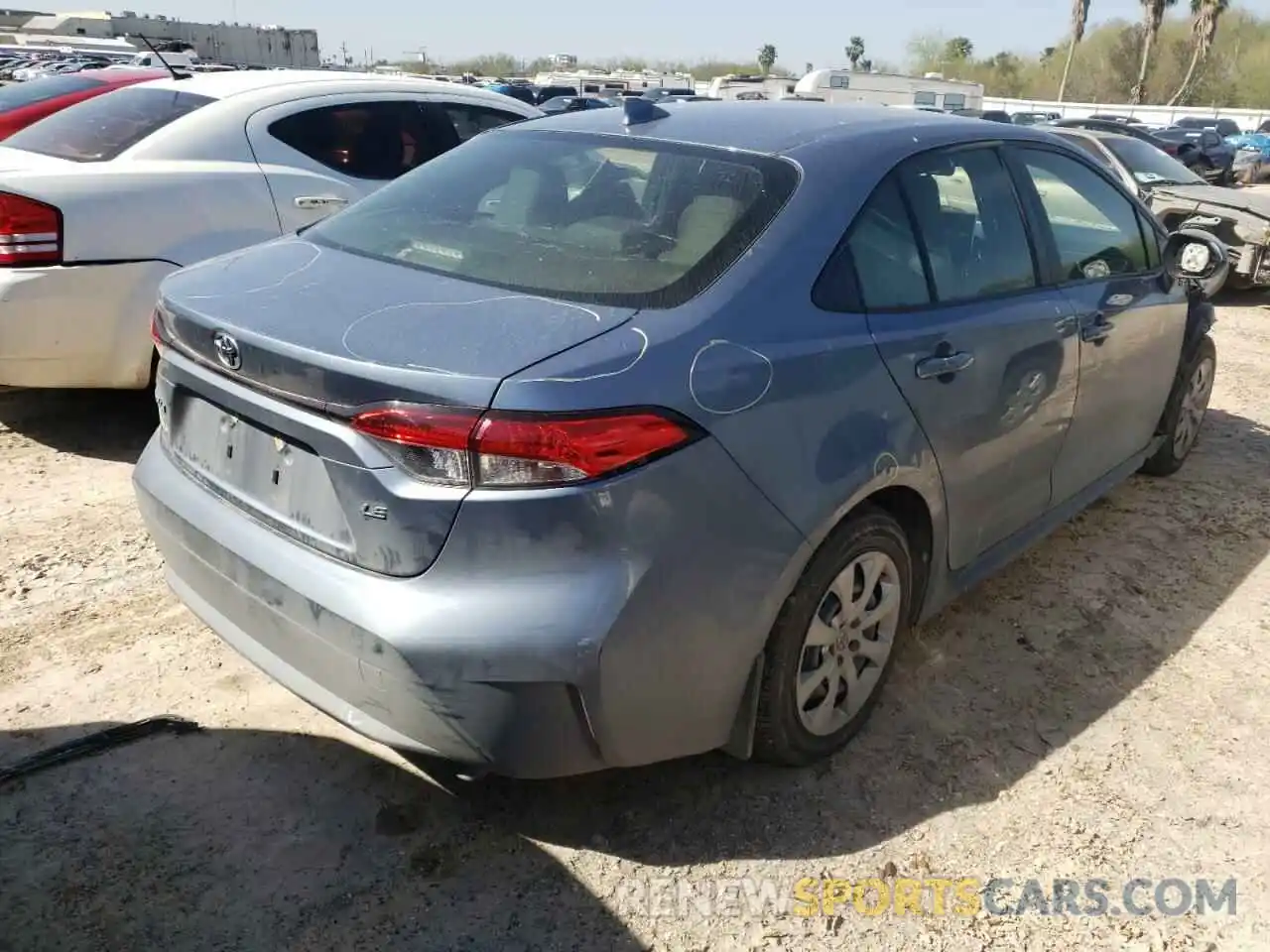 4 Photograph of a damaged car JTDEPMAEXMJ130841 TOYOTA COROLLA 2021