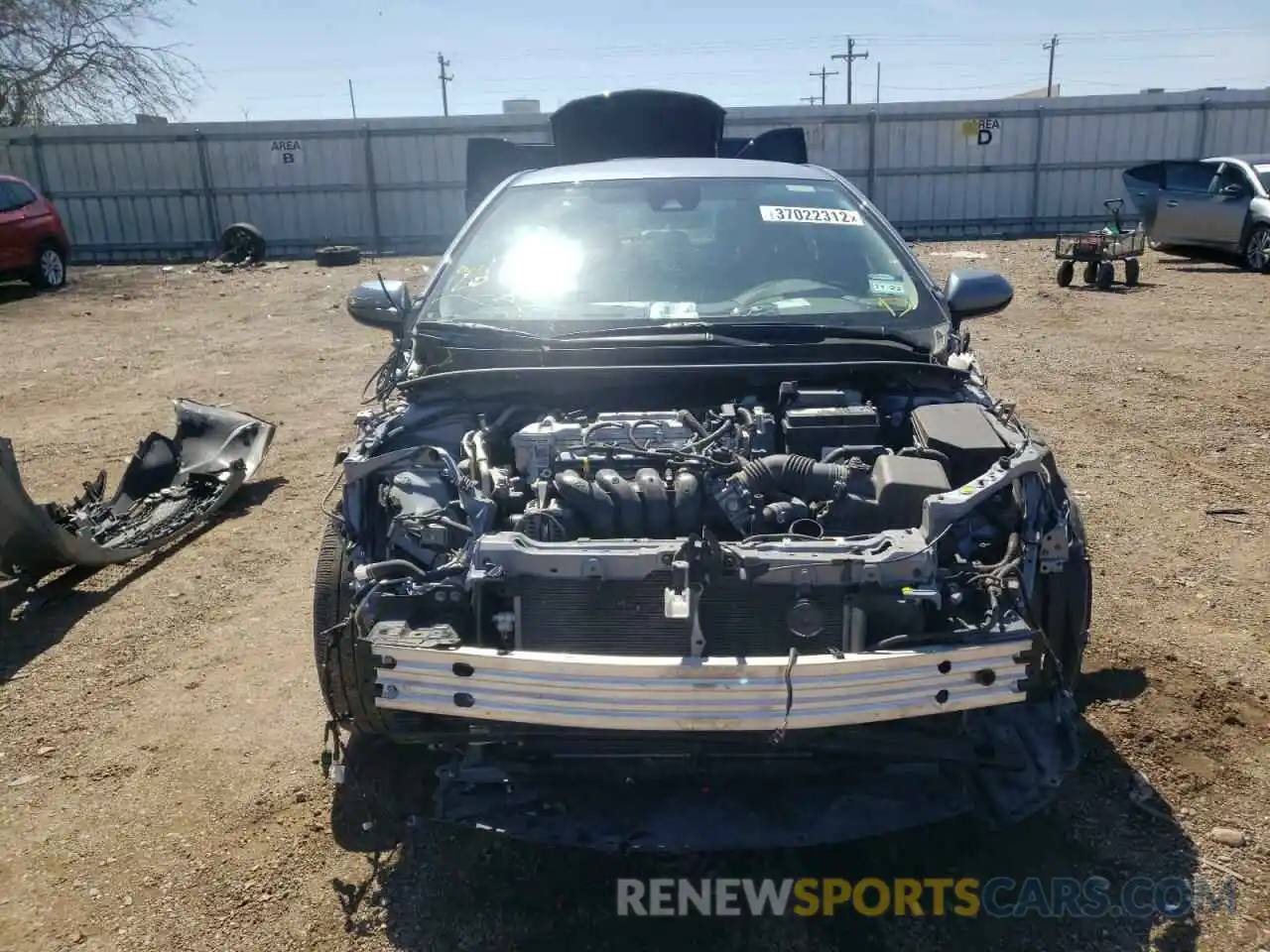 9 Photograph of a damaged car JTDEPMAEXMJ130841 TOYOTA COROLLA 2021