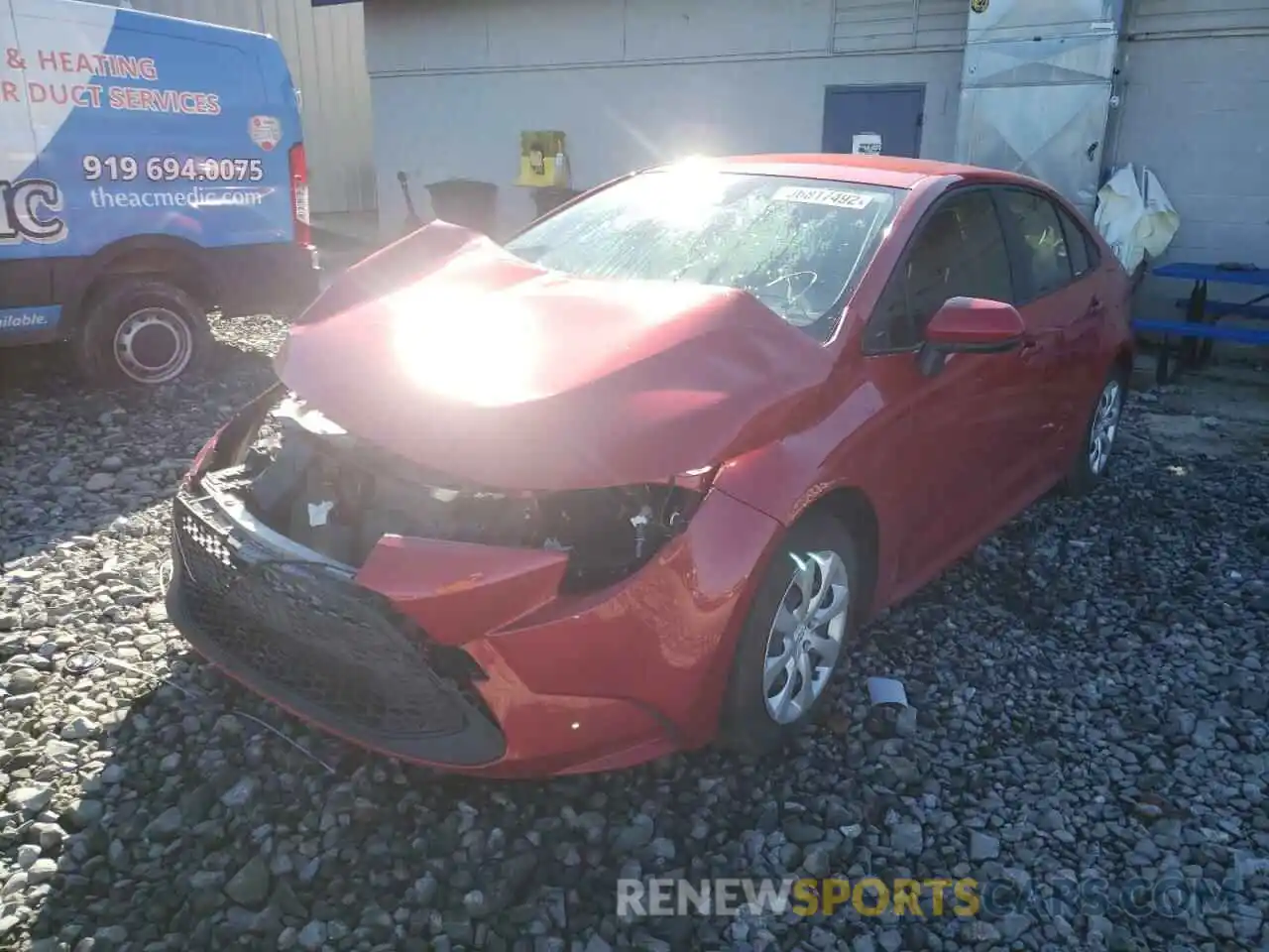 2 Photograph of a damaged car JTDEPMAEXMJ131343 TOYOTA COROLLA 2021