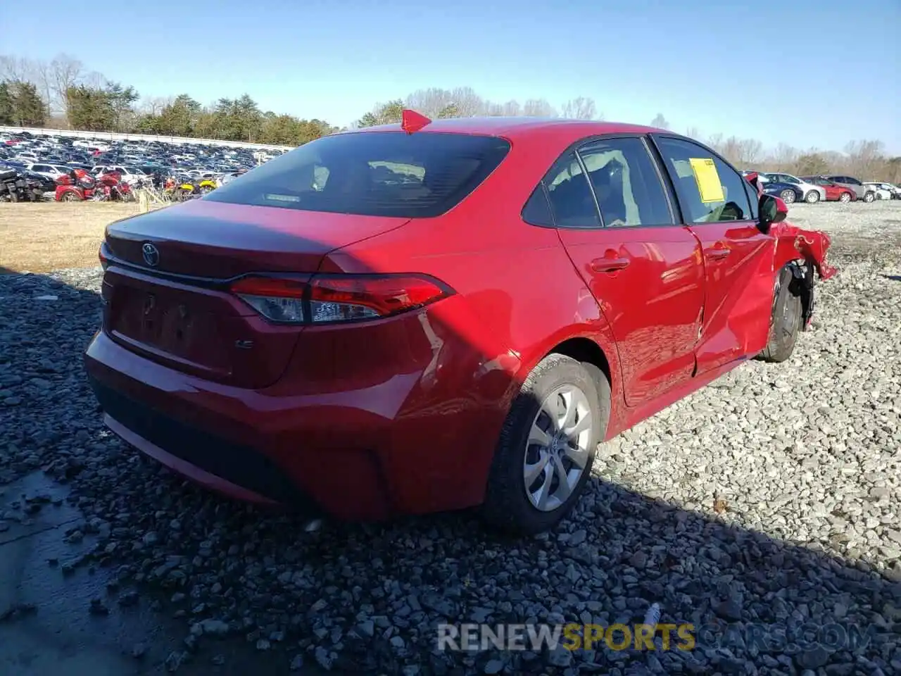 4 Photograph of a damaged car JTDEPMAEXMJ131343 TOYOTA COROLLA 2021