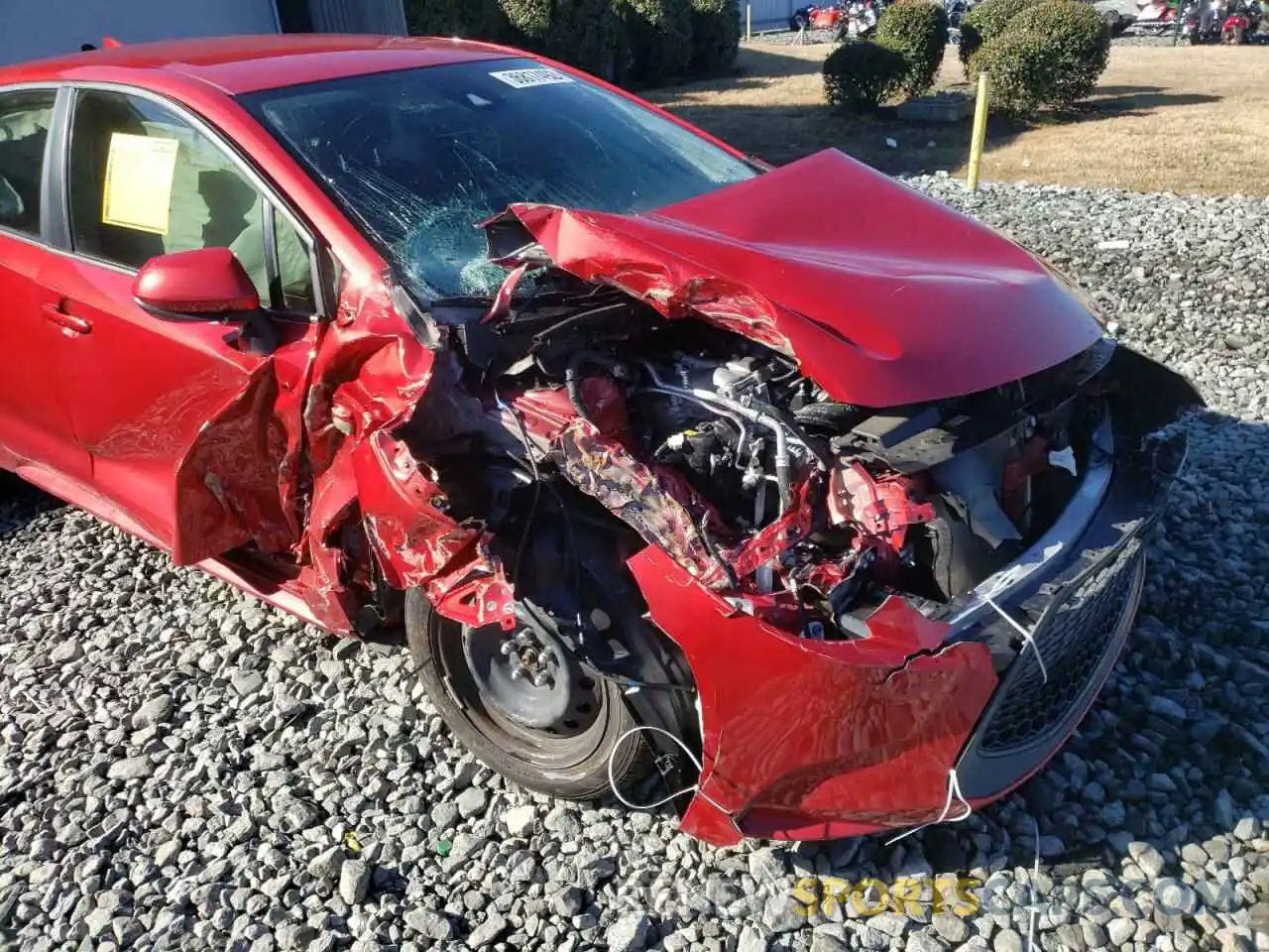 9 Photograph of a damaged car JTDEPMAEXMJ131343 TOYOTA COROLLA 2021