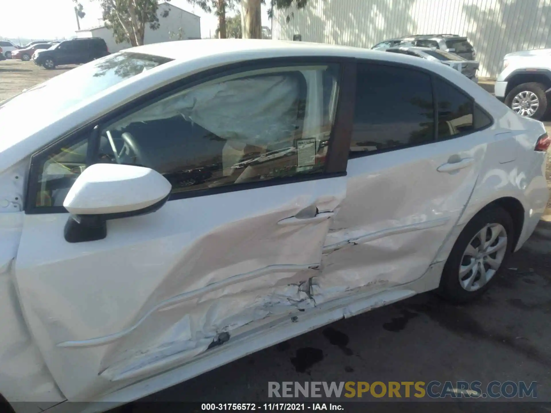 6 Photograph of a damaged car JTDEPMAEXMJ131360 TOYOTA COROLLA 2021