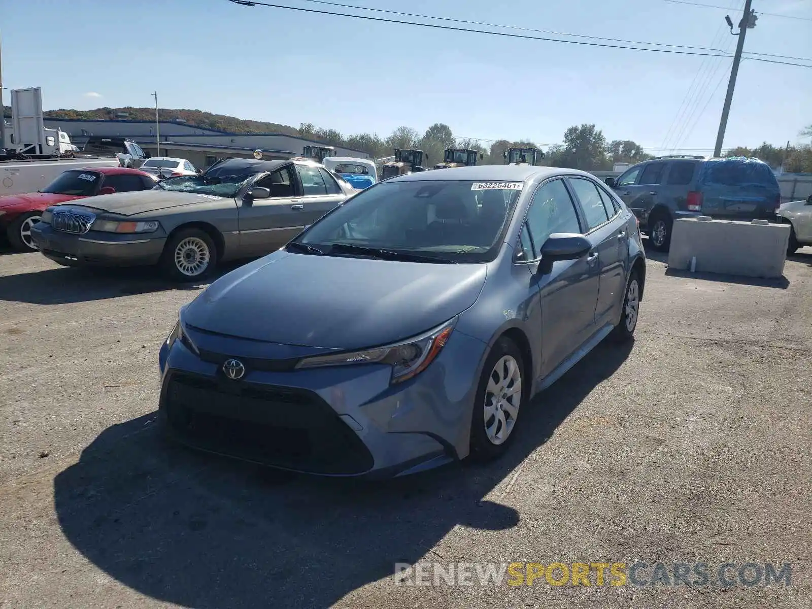 2 Photograph of a damaged car JTDEPMAEXMJ133058 TOYOTA COROLLA 2021