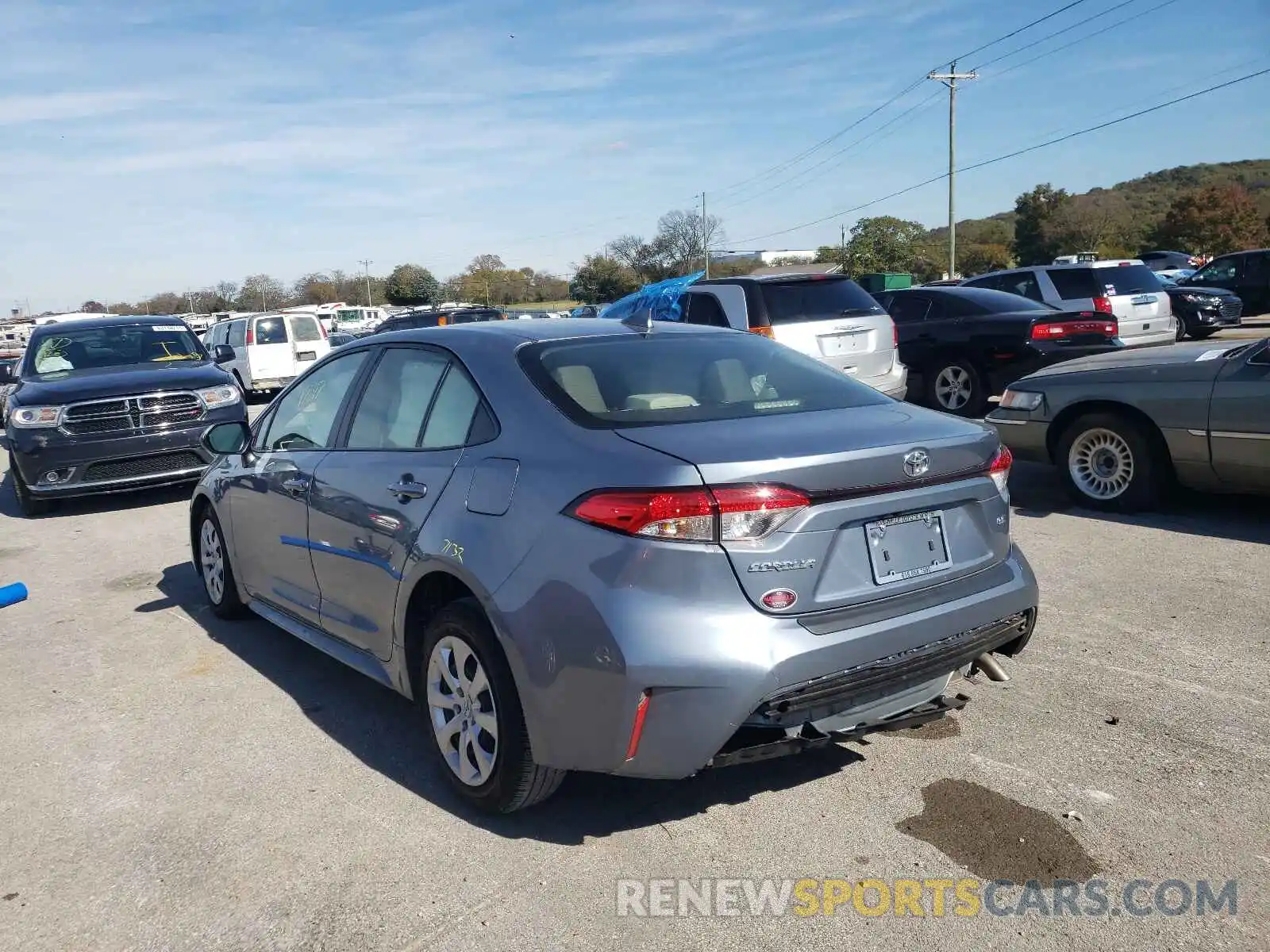 3 Photograph of a damaged car JTDEPMAEXMJ133058 TOYOTA COROLLA 2021