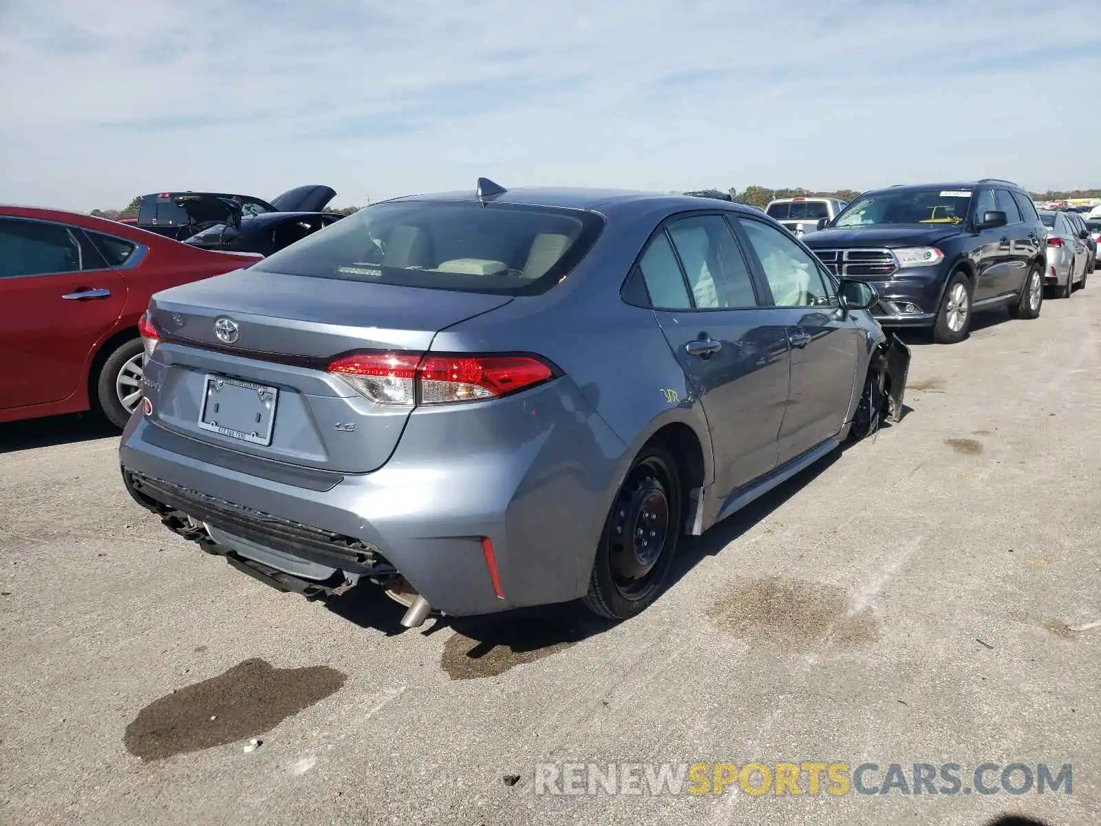 4 Photograph of a damaged car JTDEPMAEXMJ133058 TOYOTA COROLLA 2021