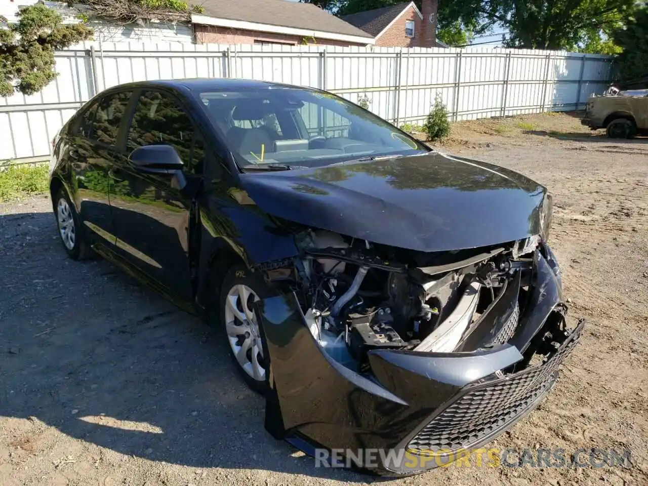 1 Photograph of a damaged car JTDEPMAEXMJ133643 TOYOTA COROLLA 2021