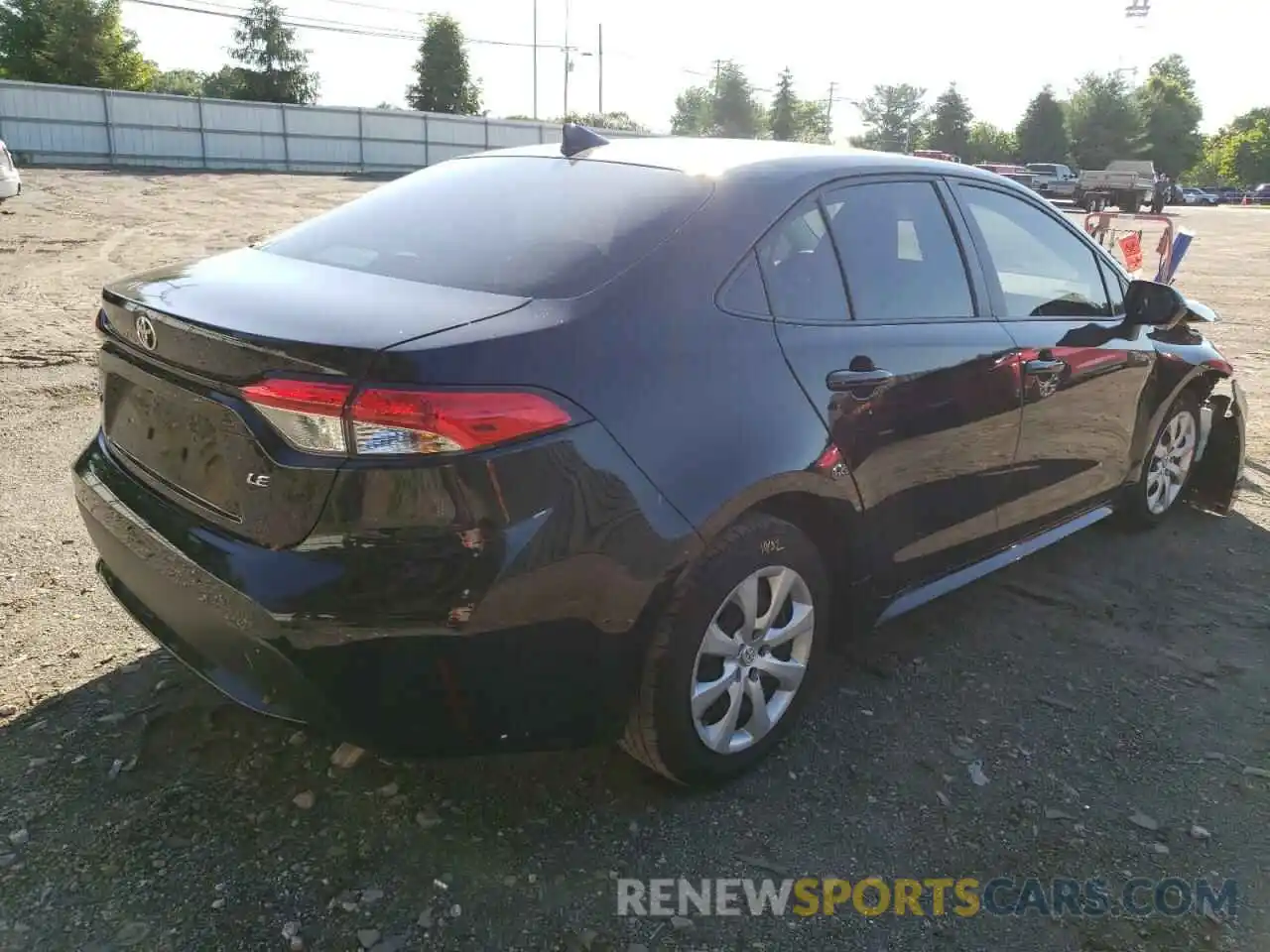 4 Photograph of a damaged car JTDEPMAEXMJ133643 TOYOTA COROLLA 2021