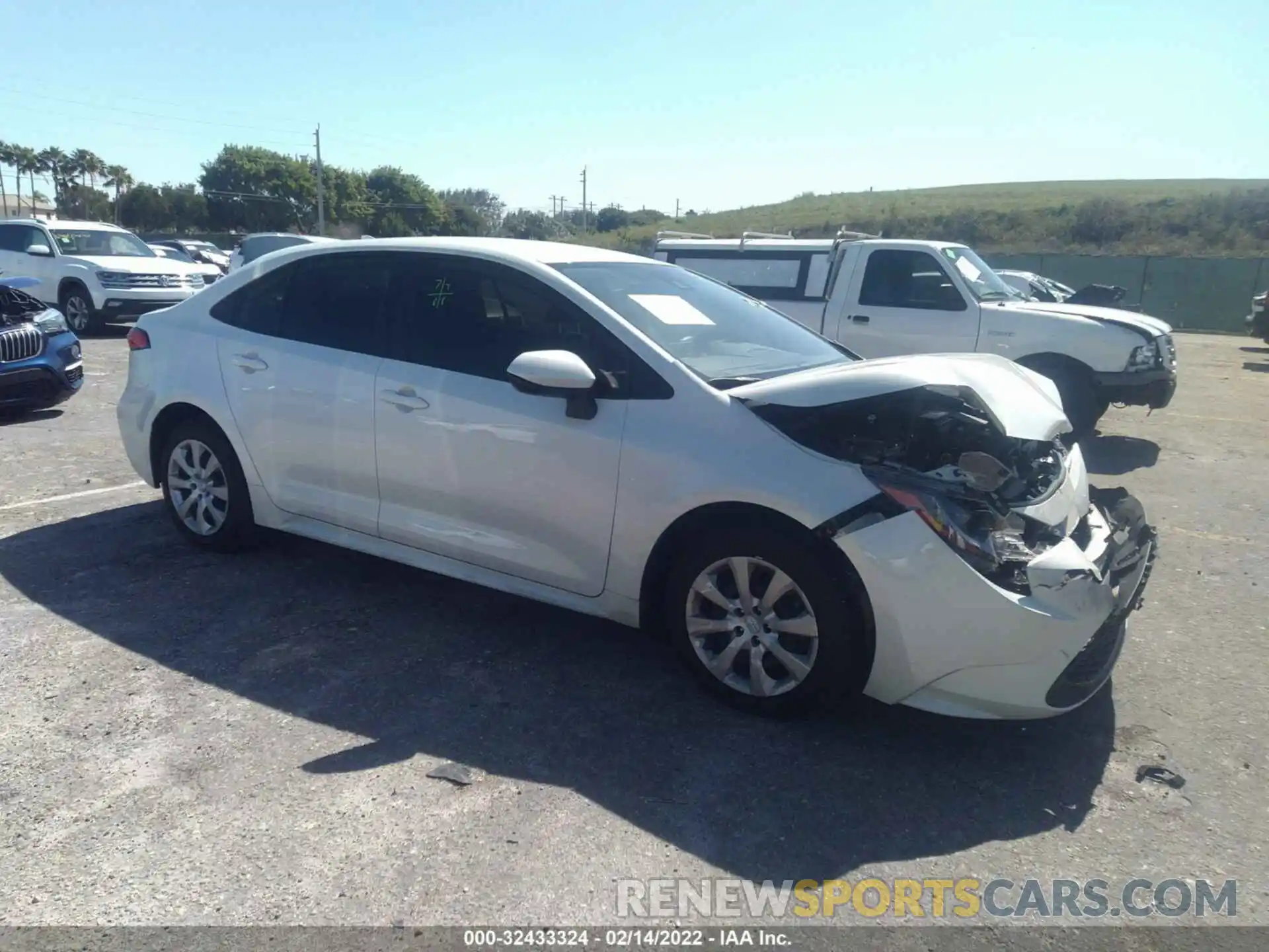 1 Photograph of a damaged car JTDEPMAEXMJ134288 TOYOTA COROLLA 2021