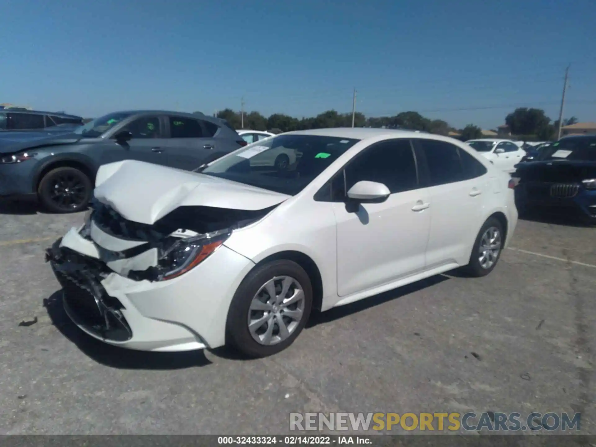 2 Photograph of a damaged car JTDEPMAEXMJ134288 TOYOTA COROLLA 2021