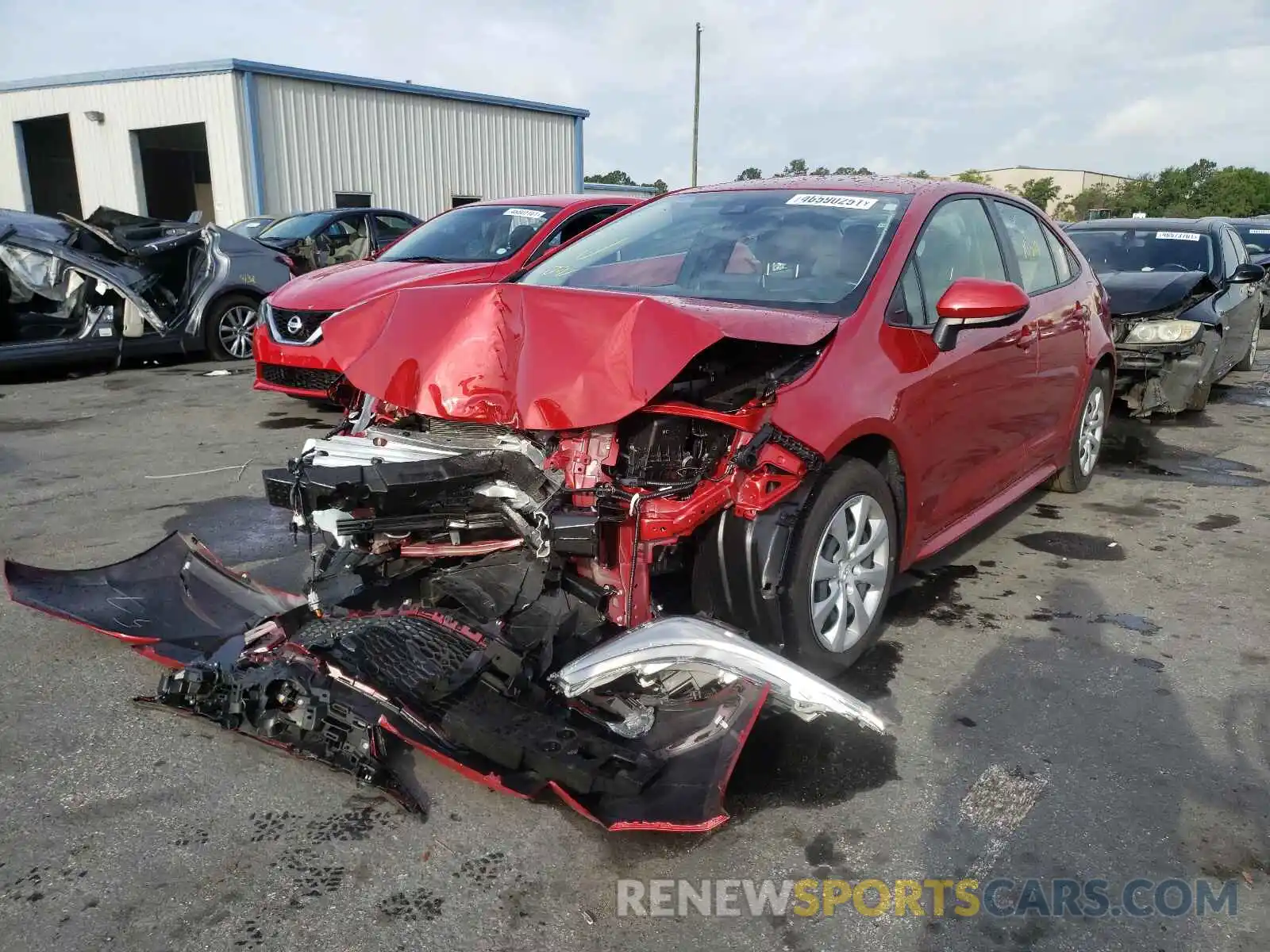 2 Photograph of a damaged car JTDEPMAEXMJ134811 TOYOTA COROLLA 2021