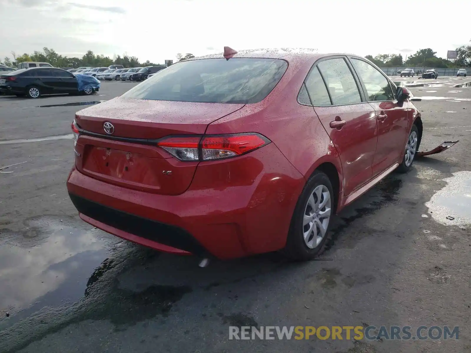 4 Photograph of a damaged car JTDEPMAEXMJ134811 TOYOTA COROLLA 2021