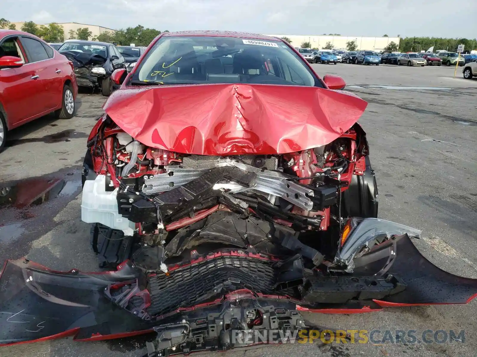 9 Photograph of a damaged car JTDEPMAEXMJ134811 TOYOTA COROLLA 2021