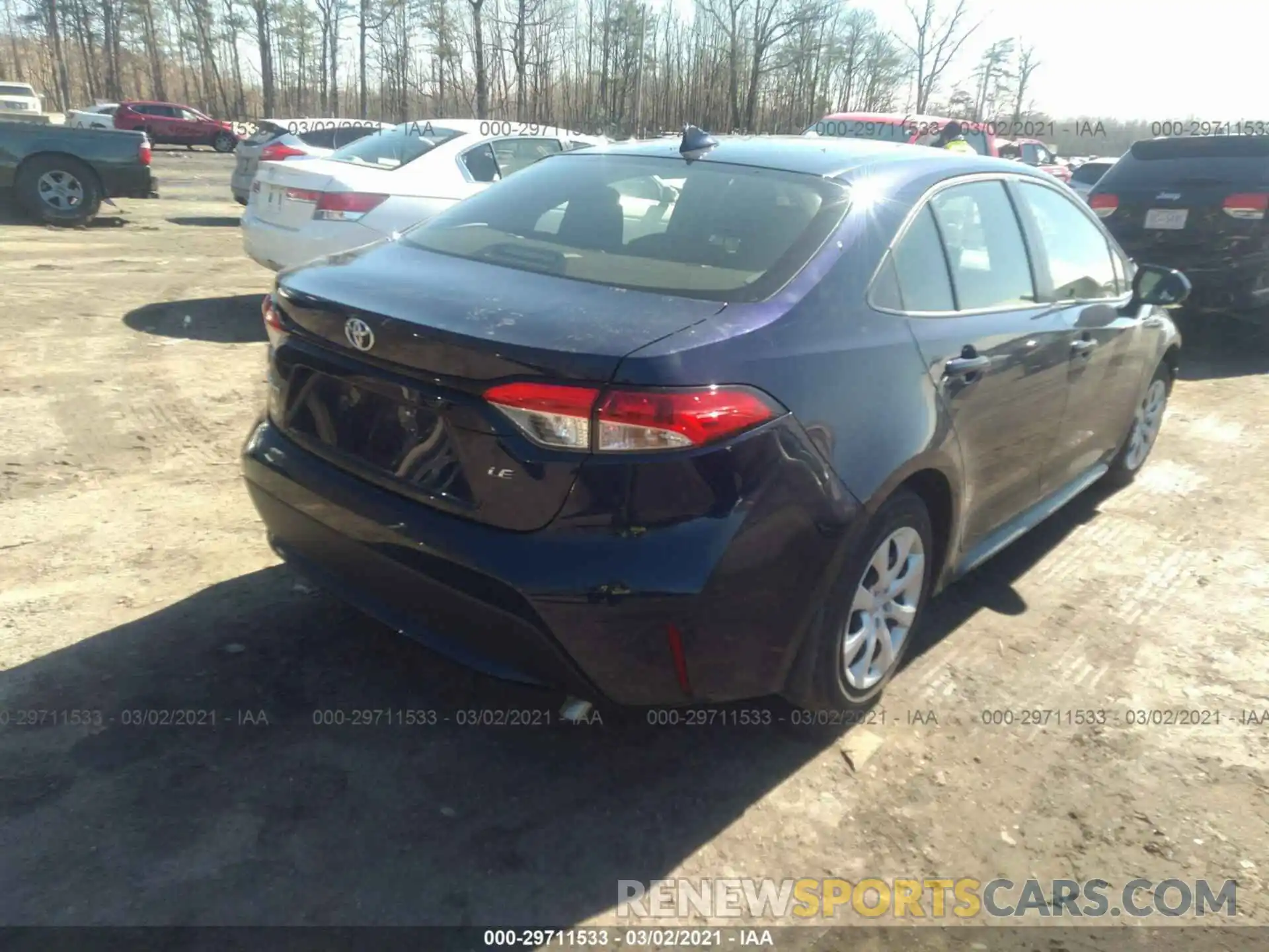 4 Photograph of a damaged car JTDEPMAEXMJ136011 TOYOTA COROLLA 2021