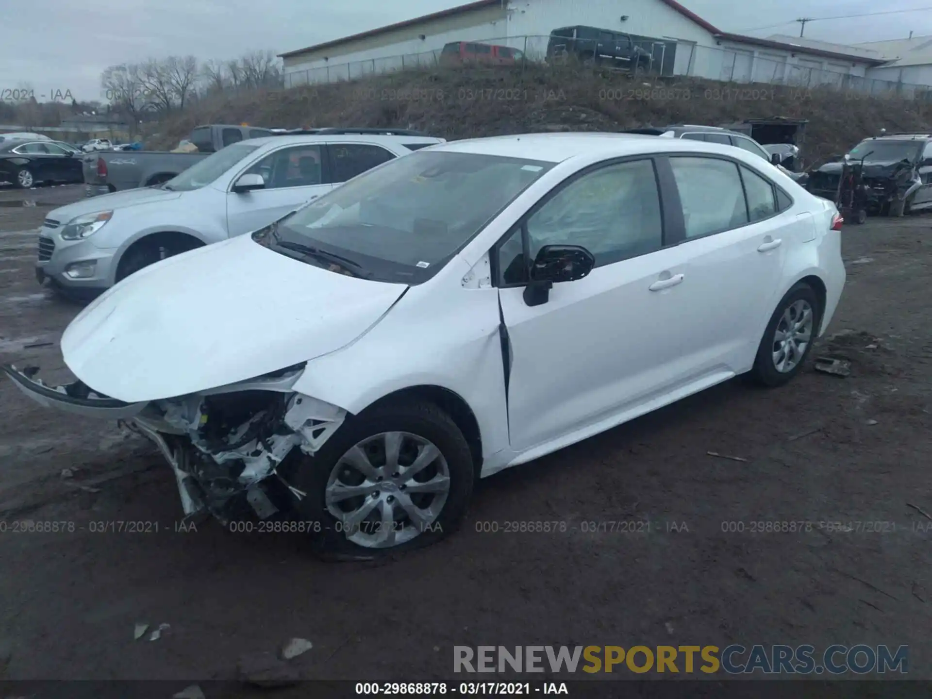 2 Photograph of a damaged car JTDEPMAEXMJ137076 TOYOTA COROLLA 2021