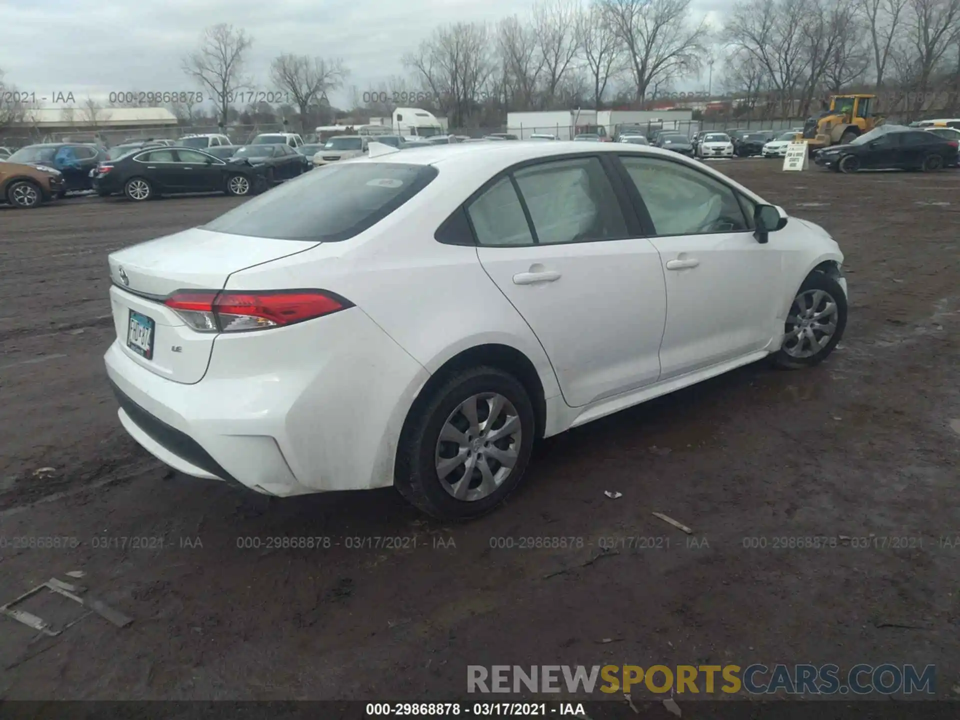 4 Photograph of a damaged car JTDEPMAEXMJ137076 TOYOTA COROLLA 2021