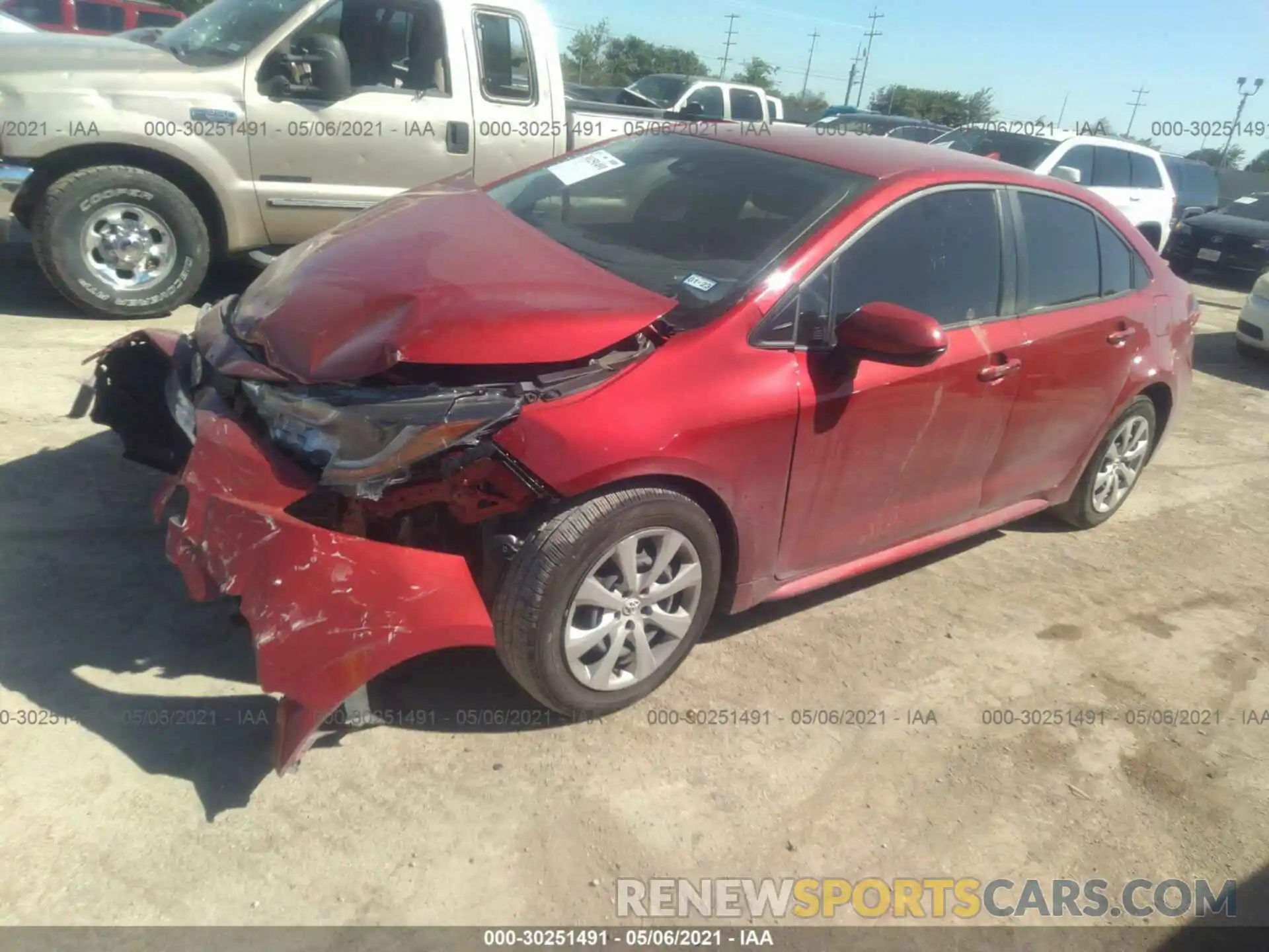 2 Photograph of a damaged car JTDEPMAEXMJ138955 TOYOTA COROLLA 2021