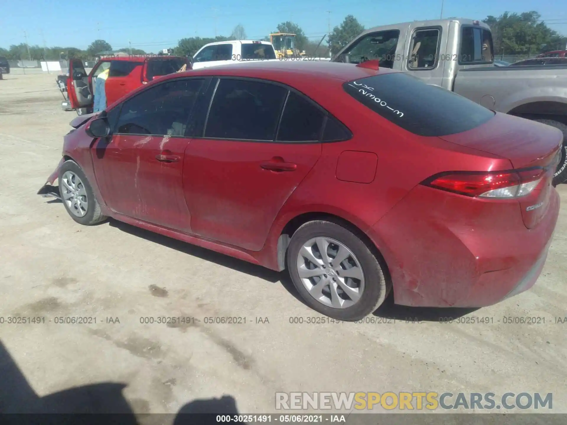 3 Photograph of a damaged car JTDEPMAEXMJ138955 TOYOTA COROLLA 2021