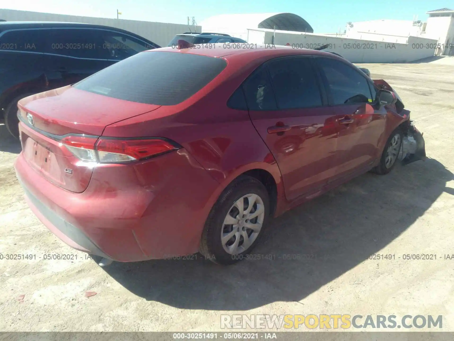 4 Photograph of a damaged car JTDEPMAEXMJ138955 TOYOTA COROLLA 2021