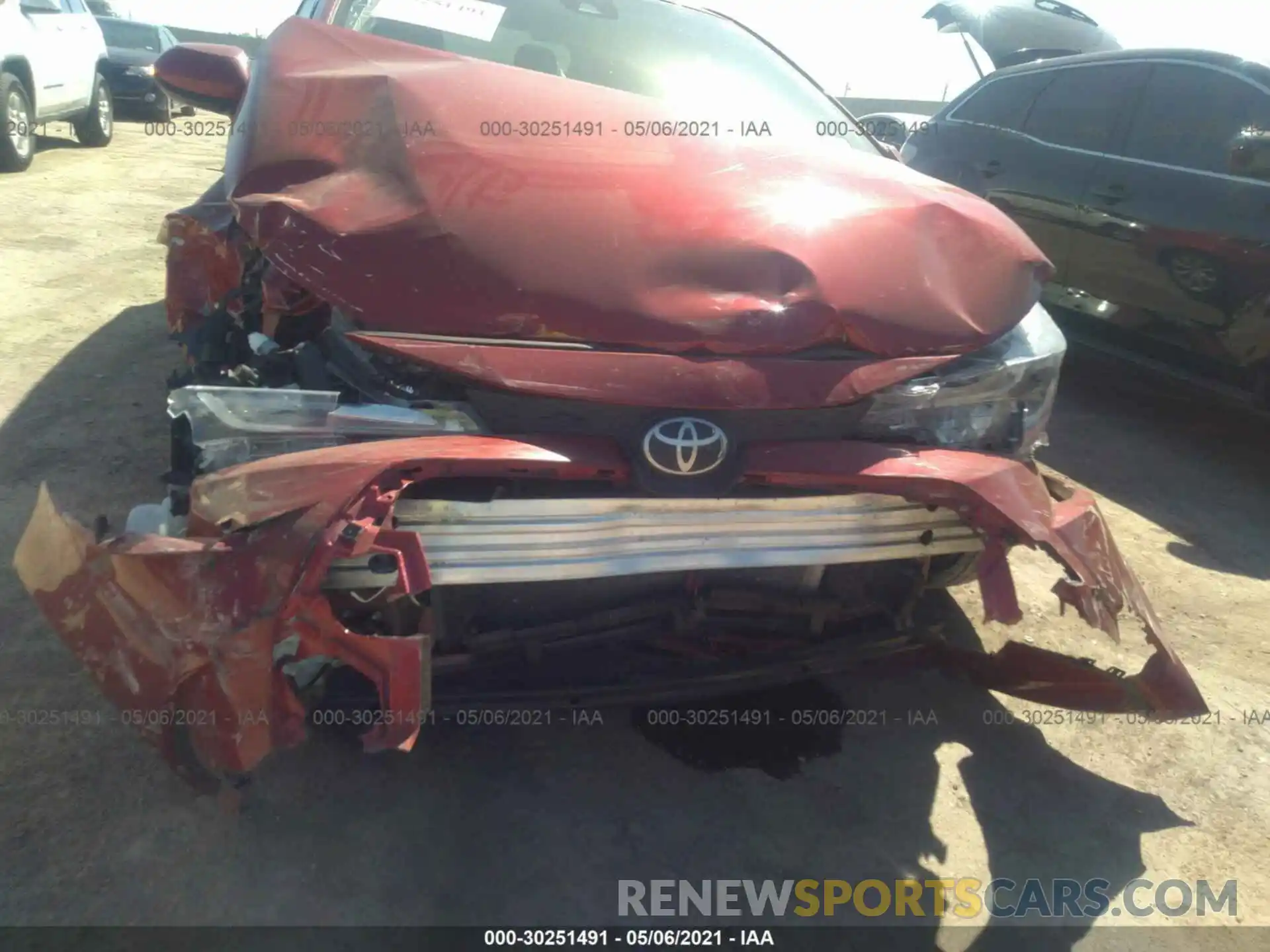 6 Photograph of a damaged car JTDEPMAEXMJ138955 TOYOTA COROLLA 2021