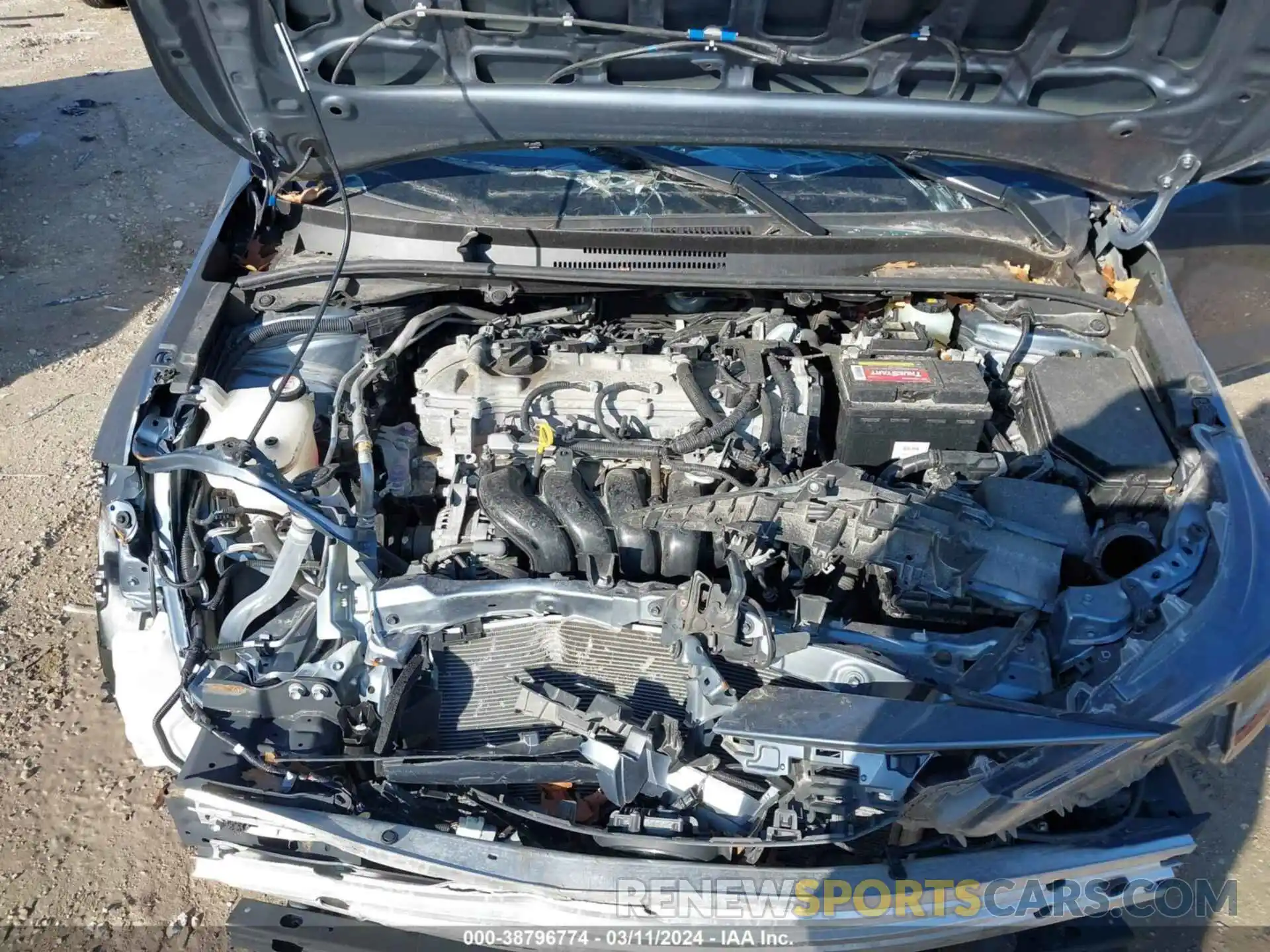 10 Photograph of a damaged car JTDEPMAEXMJ139958 TOYOTA COROLLA 2021