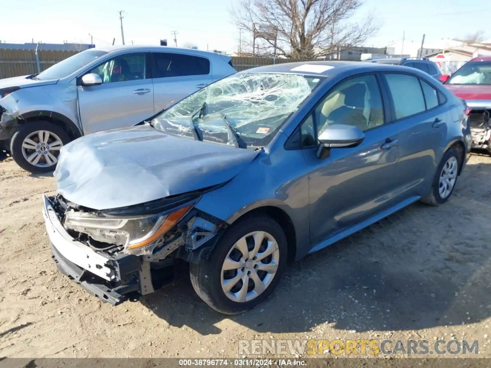 2 Photograph of a damaged car JTDEPMAEXMJ139958 TOYOTA COROLLA 2021