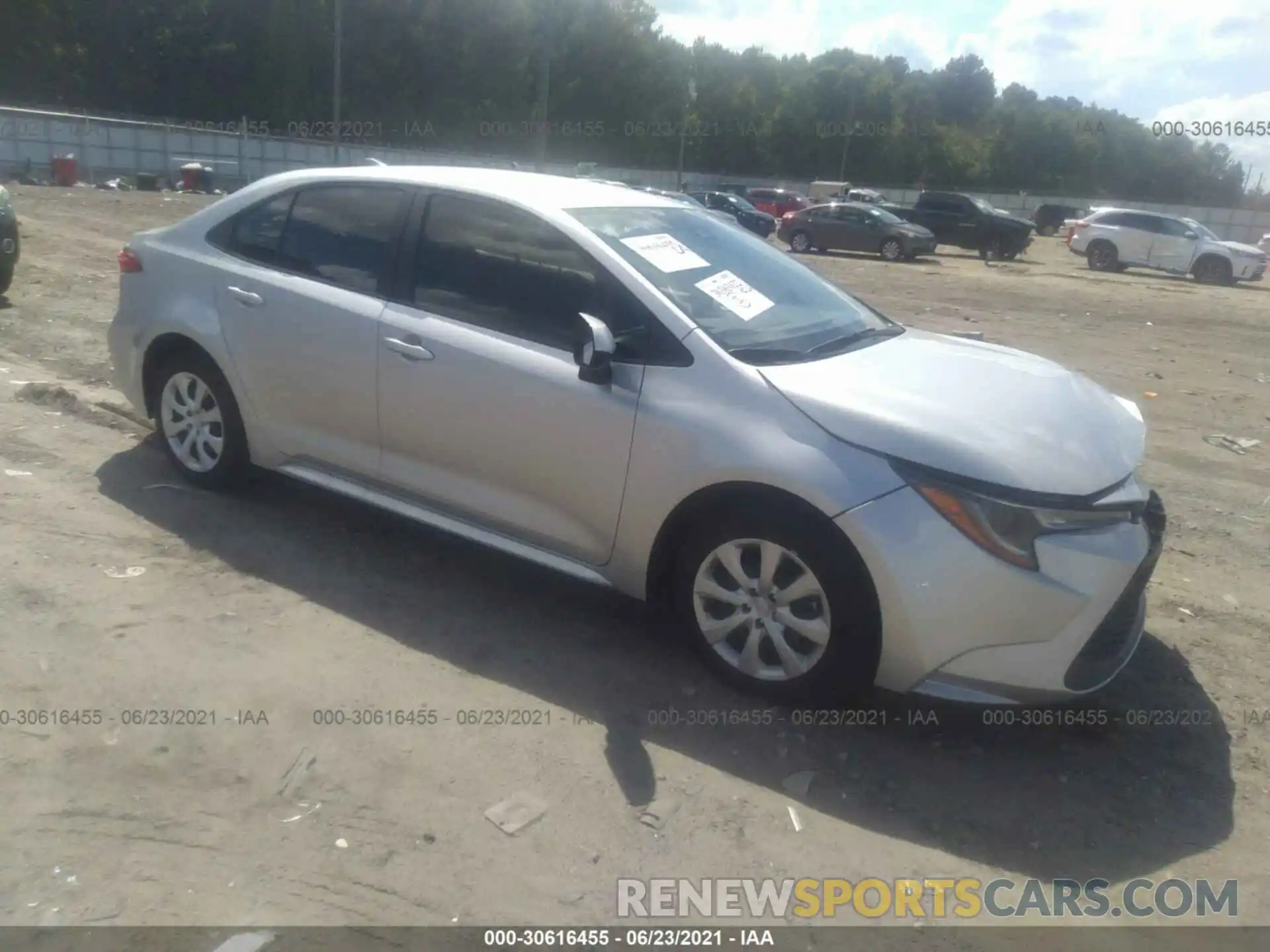 1 Photograph of a damaged car JTDEPMAEXMJ139989 TOYOTA COROLLA 2021