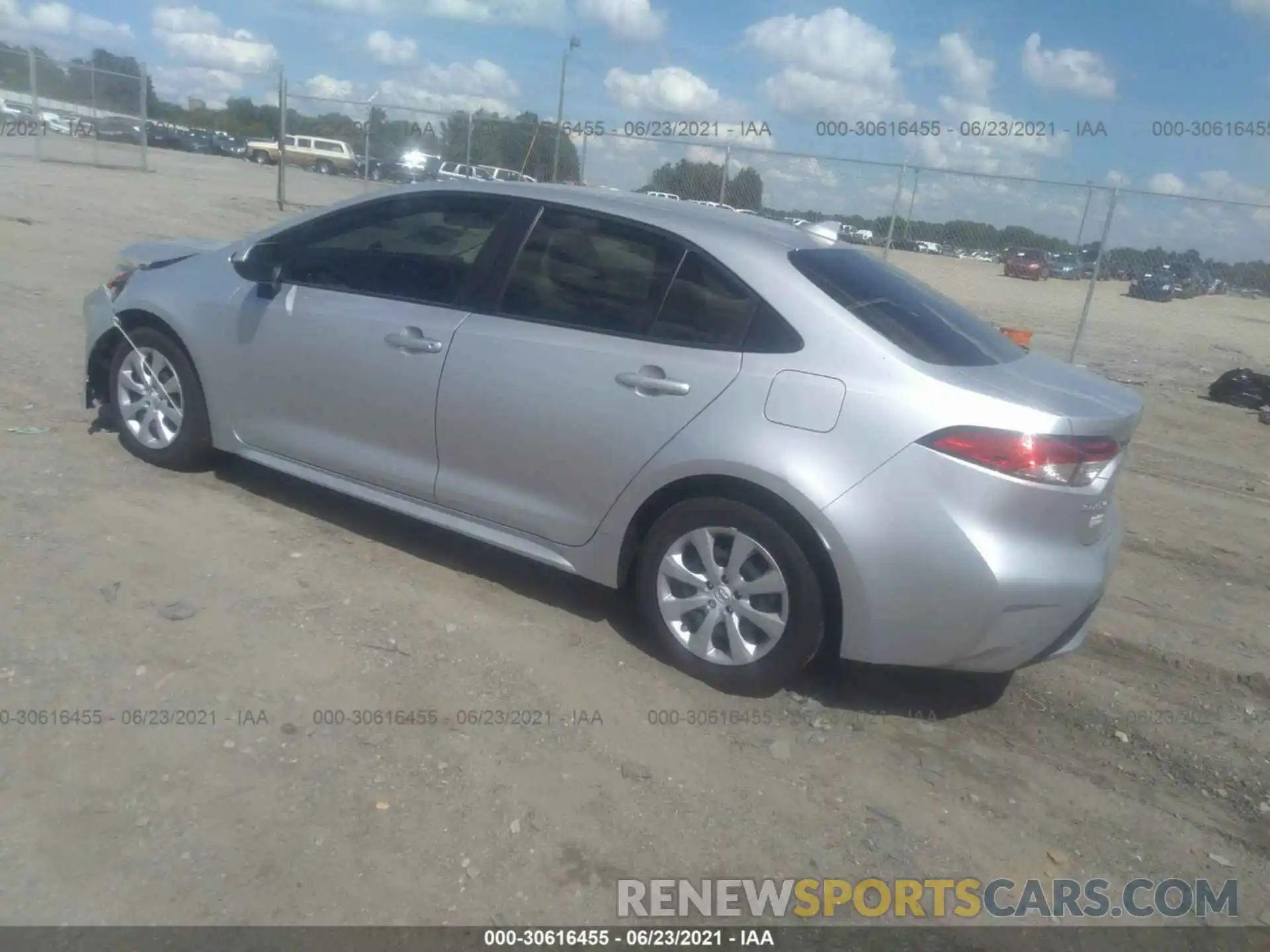 3 Photograph of a damaged car JTDEPMAEXMJ139989 TOYOTA COROLLA 2021