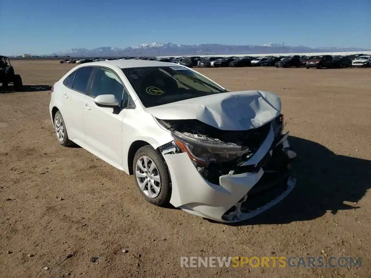 1 Photograph of a damaged car JTDEPMAEXMJ140155 TOYOTA COROLLA 2021