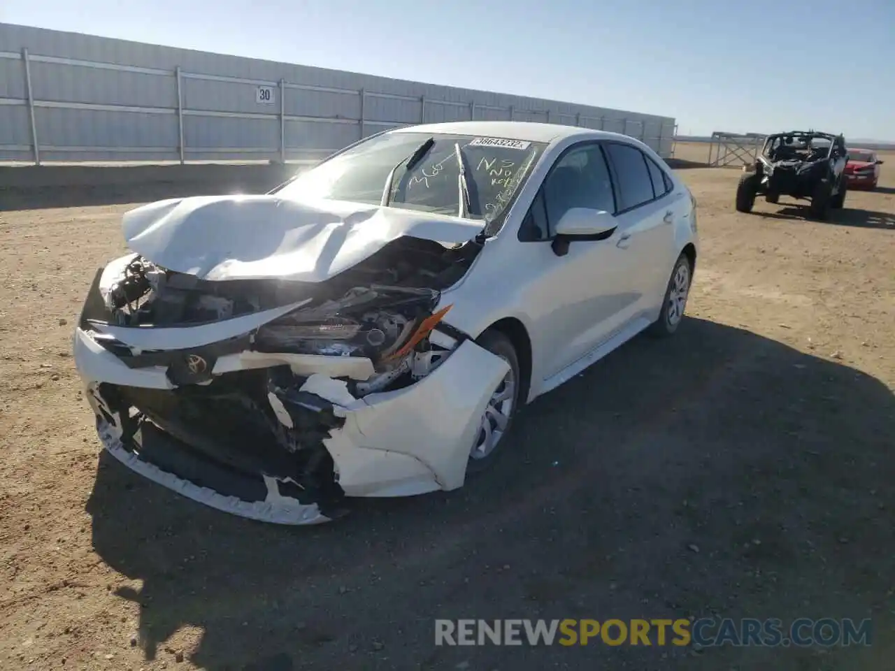 2 Photograph of a damaged car JTDEPMAEXMJ140155 TOYOTA COROLLA 2021