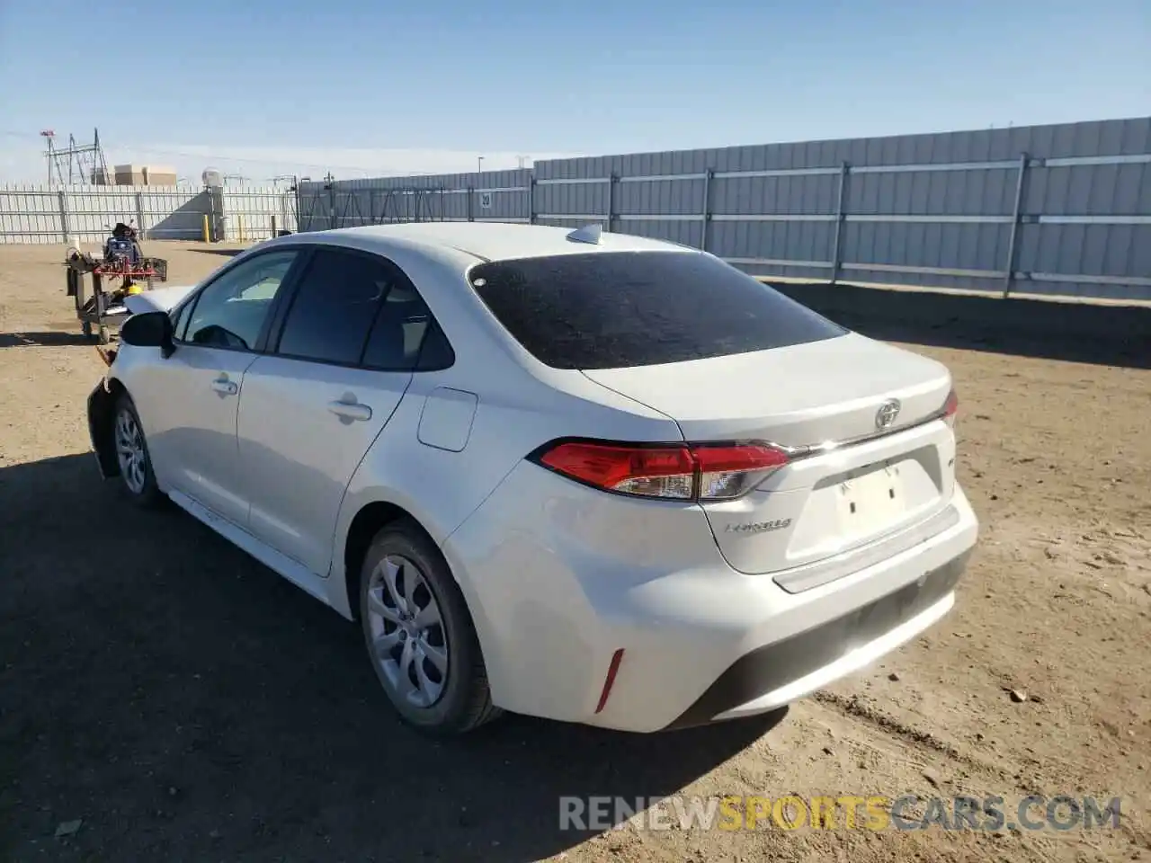 3 Photograph of a damaged car JTDEPMAEXMJ140155 TOYOTA COROLLA 2021